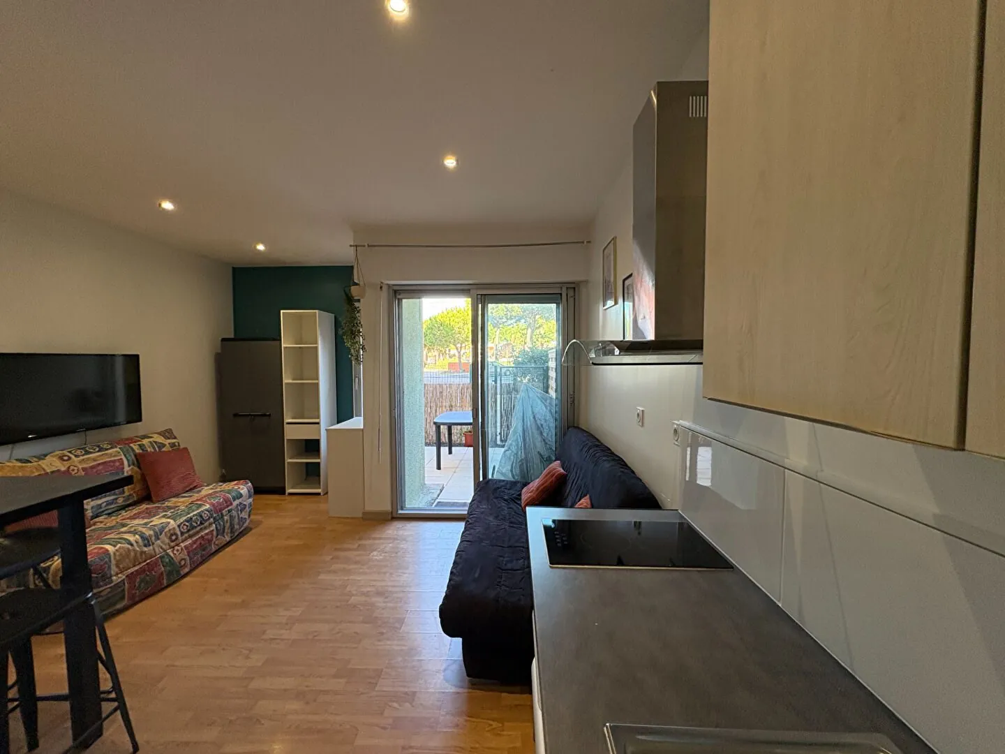 Studio spacieux en rez-de-chaussée avec terrasse au Le Barcarès