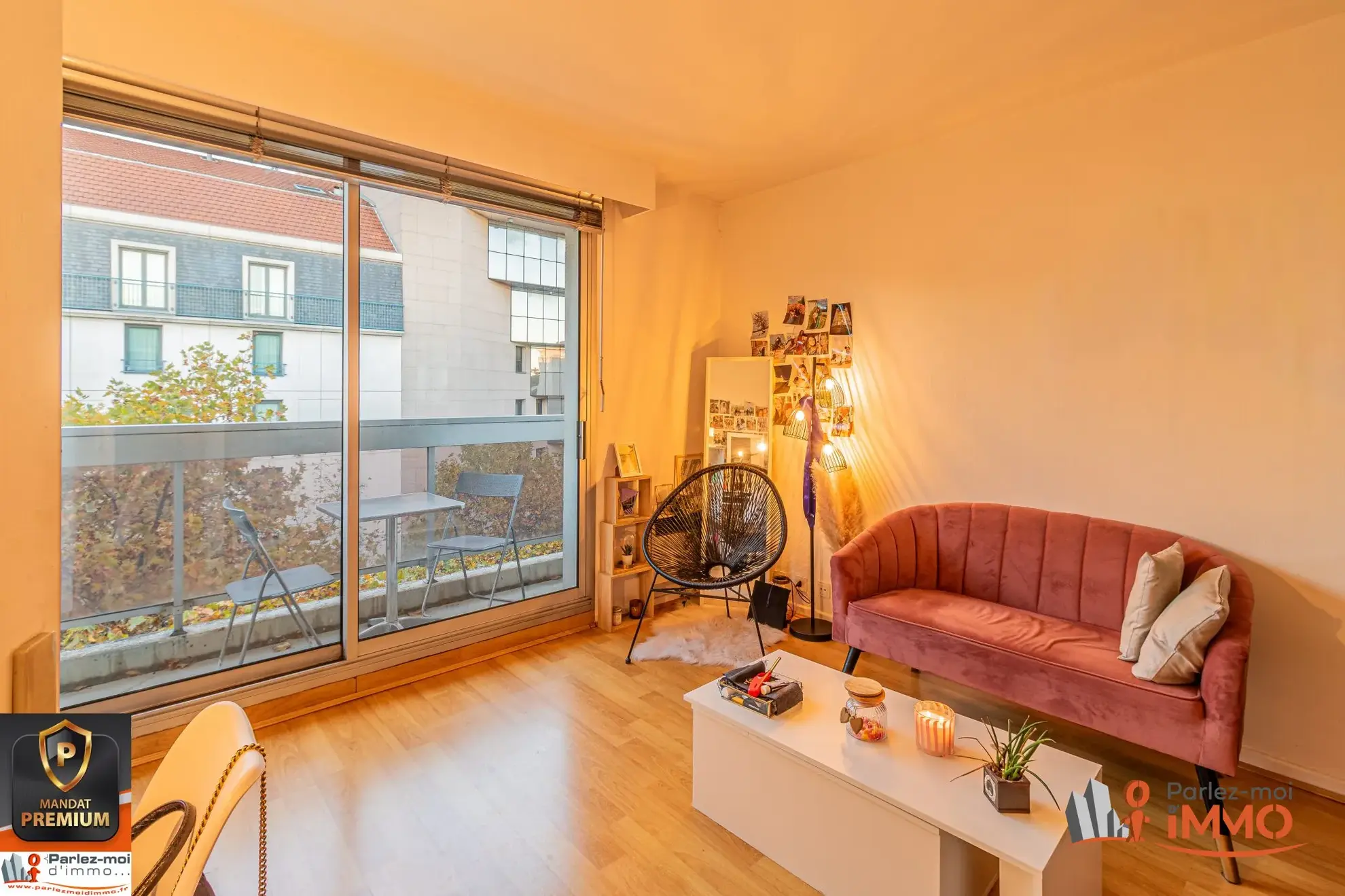 À vendre appartement T1 bis de 26,25 m² avec balcon à Lyon 7ème 