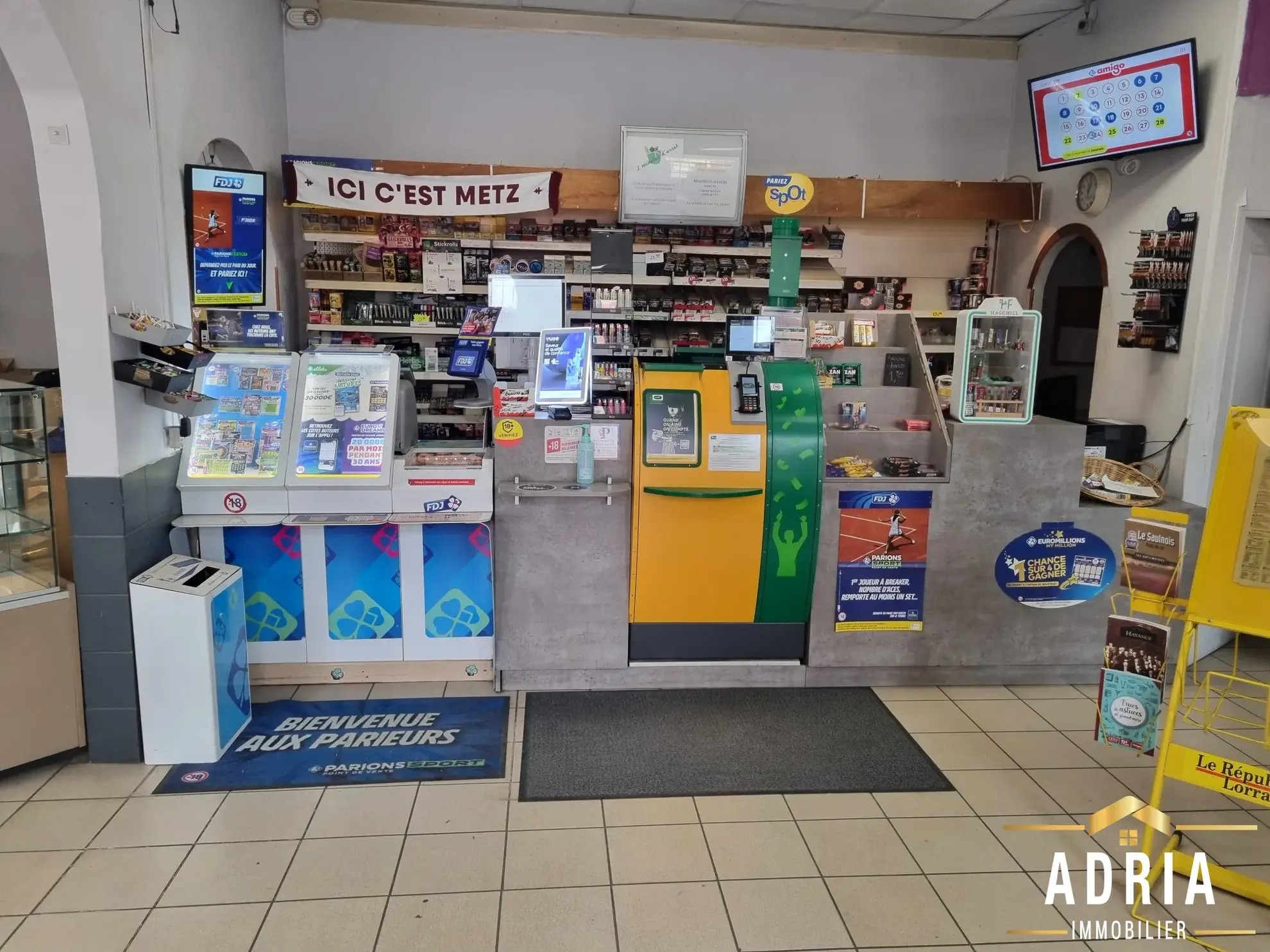 Fonds de commerce à Hayange avec licence 4, emplacement idéal face à la gare