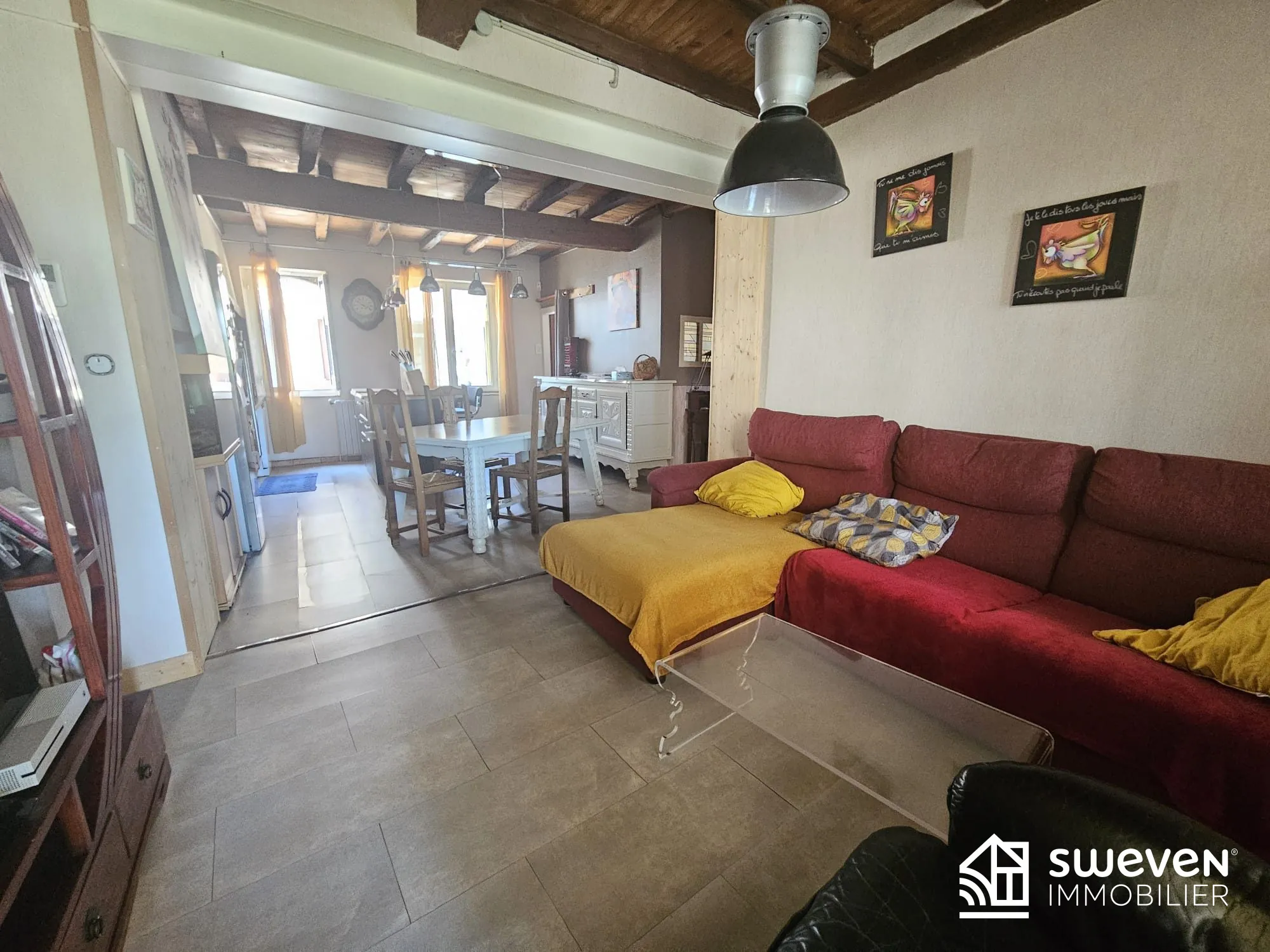 Maison de village de 90 m² avec jardin à Rieux, centre-ville 