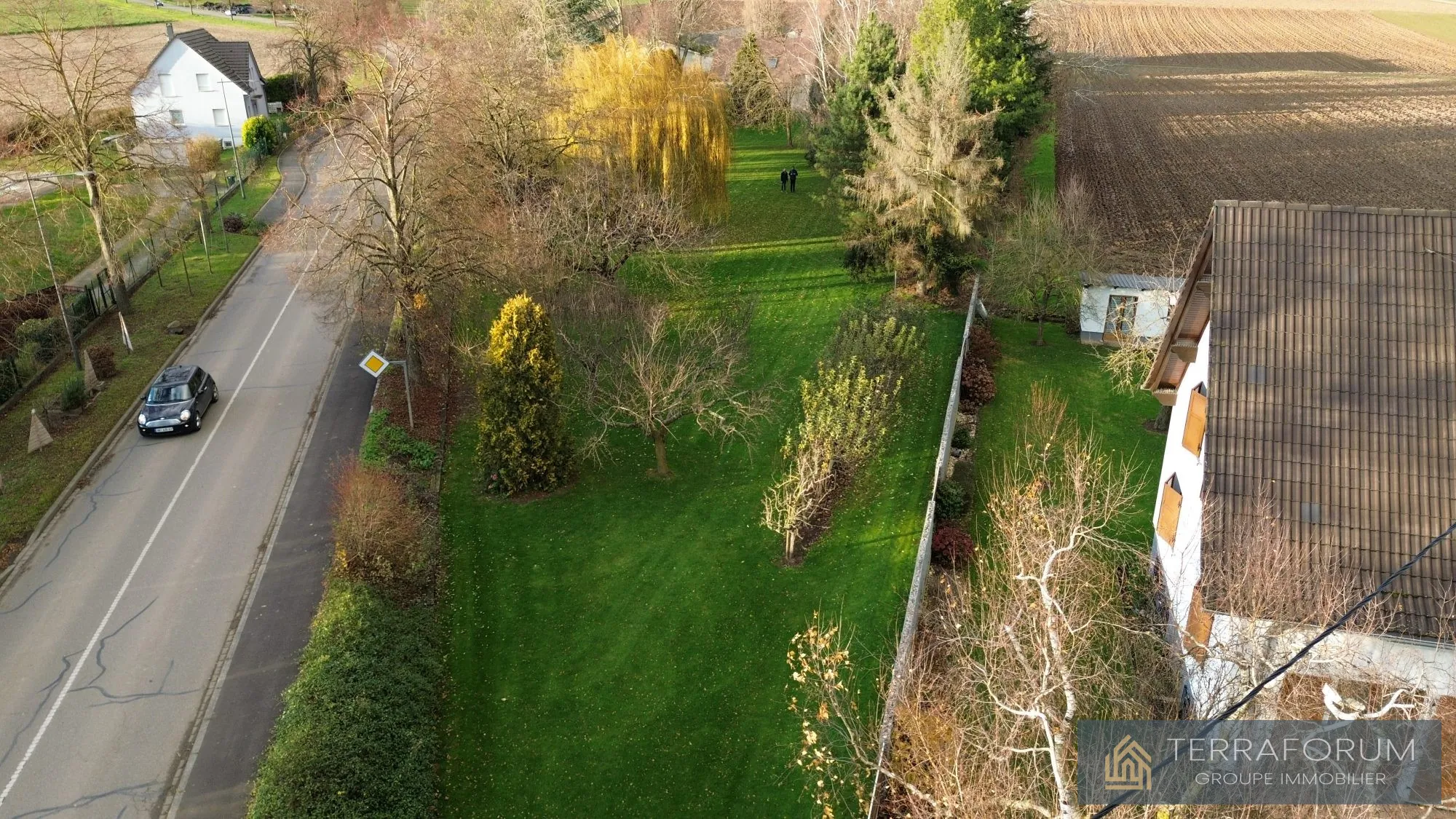 Parcelle constructible de 4,68 ares à Schnersheim dans le Kochersberg 