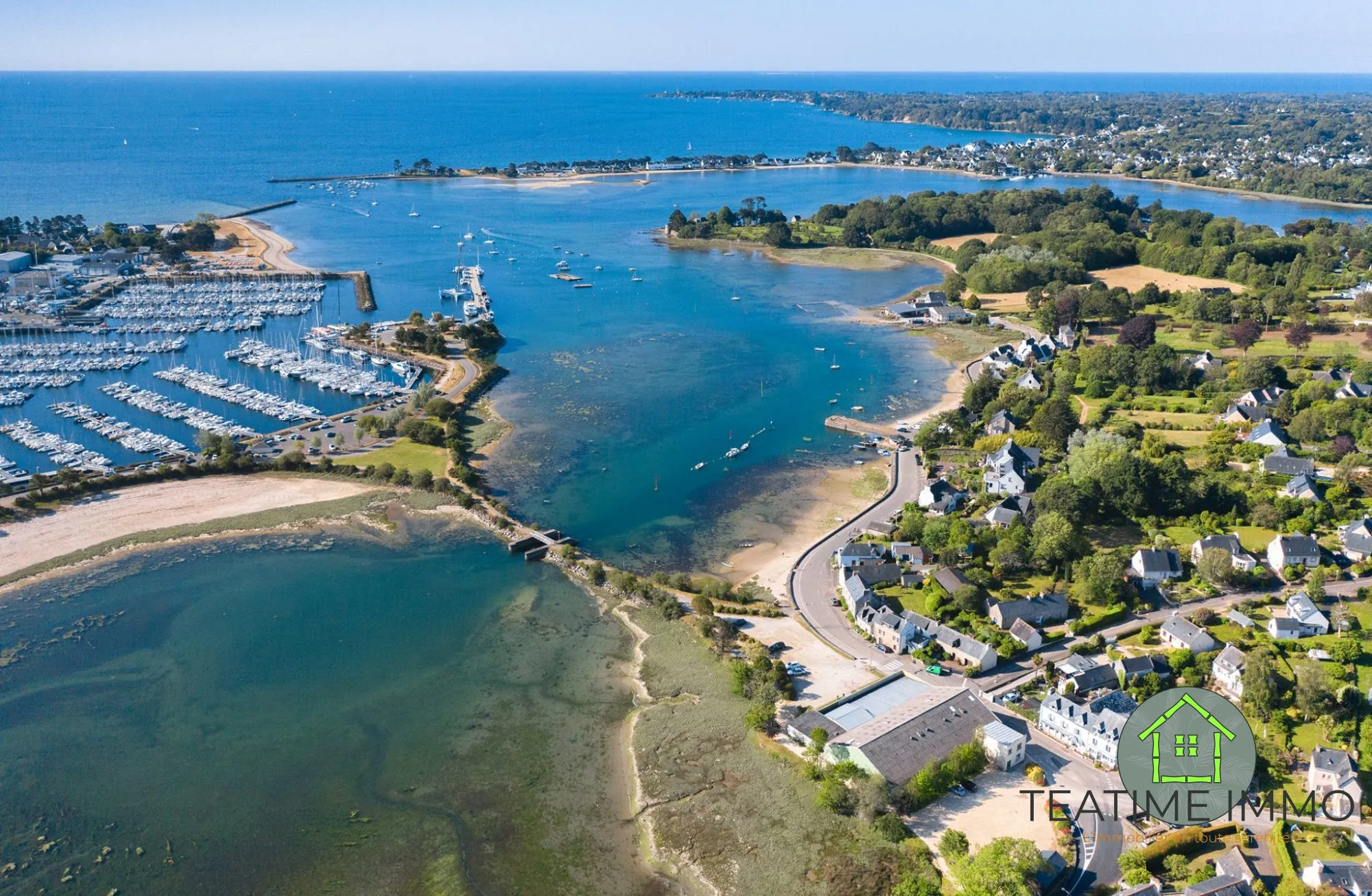 Maison mitoyenne à Fouesnant proche des plages et des commodités
