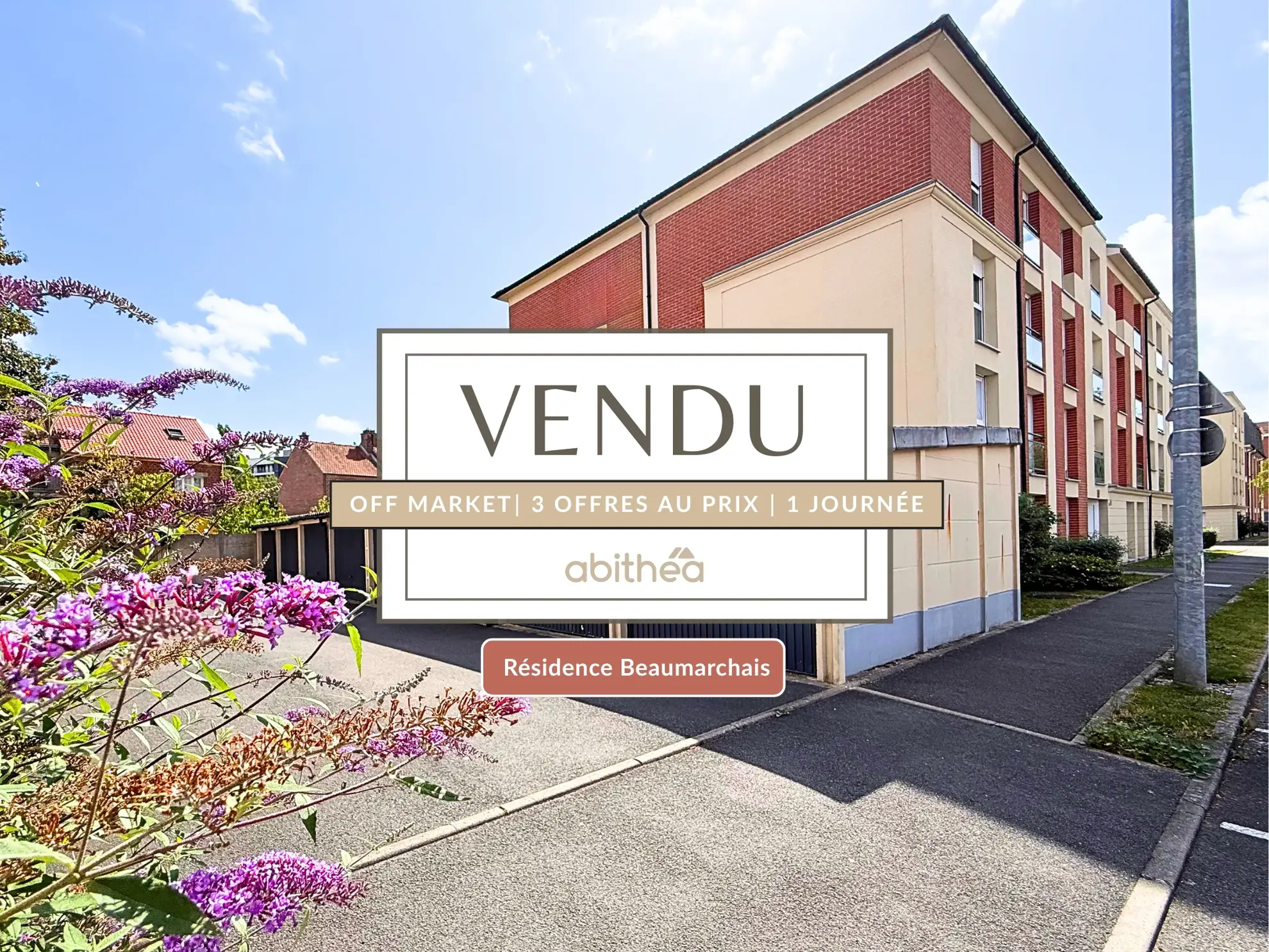 Appartement T2 à Arras idéal pour investissement locatif, proche université et gare