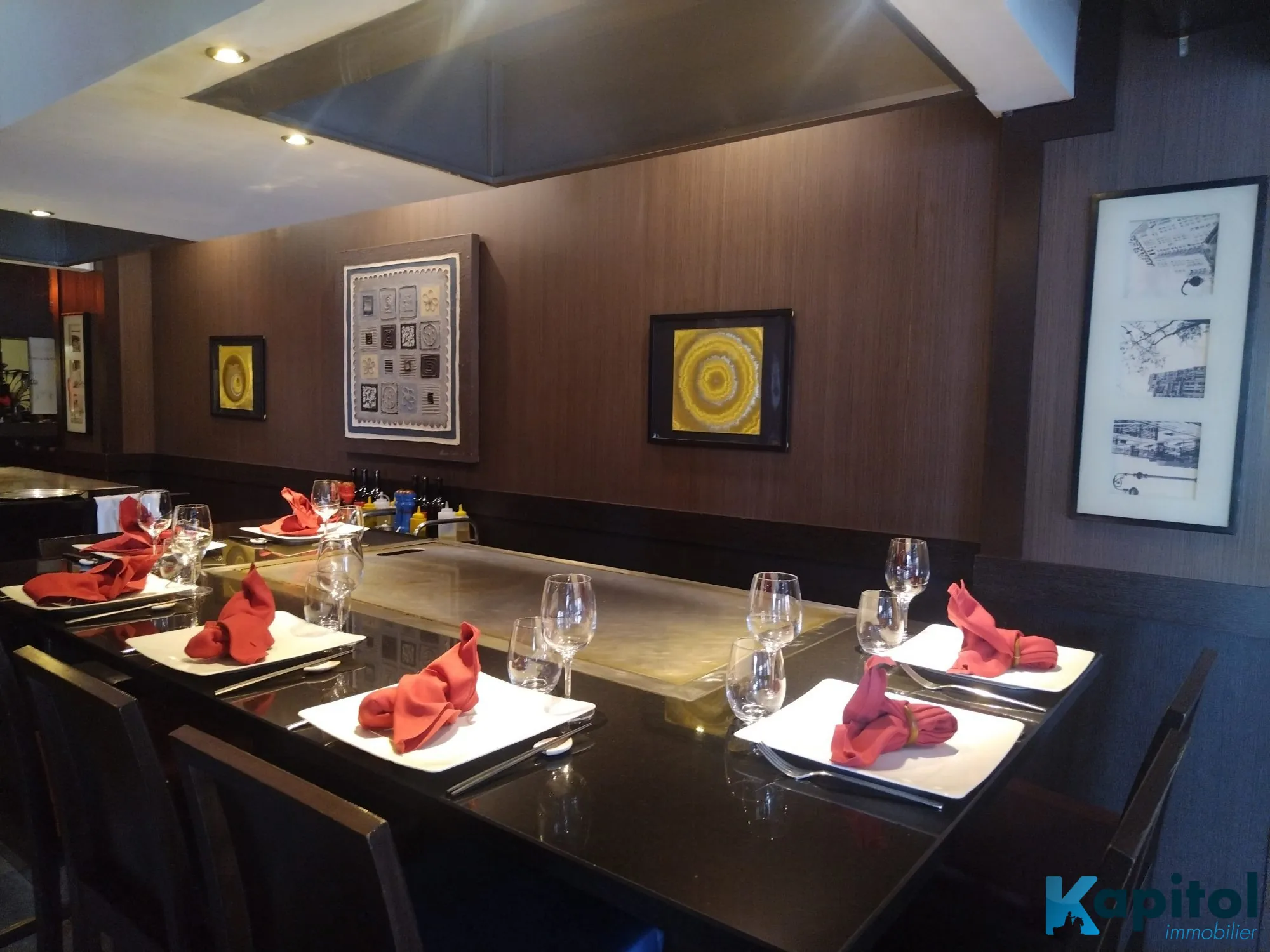 Fonds de commerce de restaurant à Paris 15 - Emplacement privilégié avec terrasse 