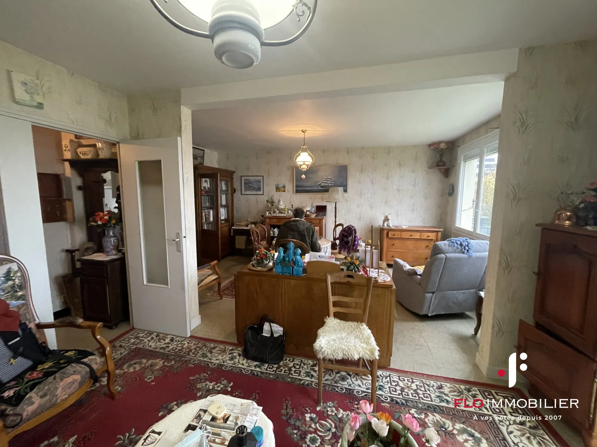 A vendre appartement 4 pièces à Caen, secteur Chemin Vert, 81,49 m² avec cave et parking