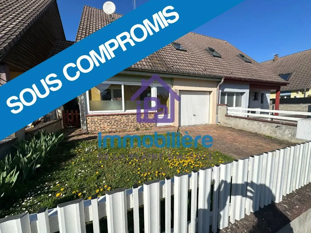 Maison 3 chambres avec jardin et garage à Dessenheim