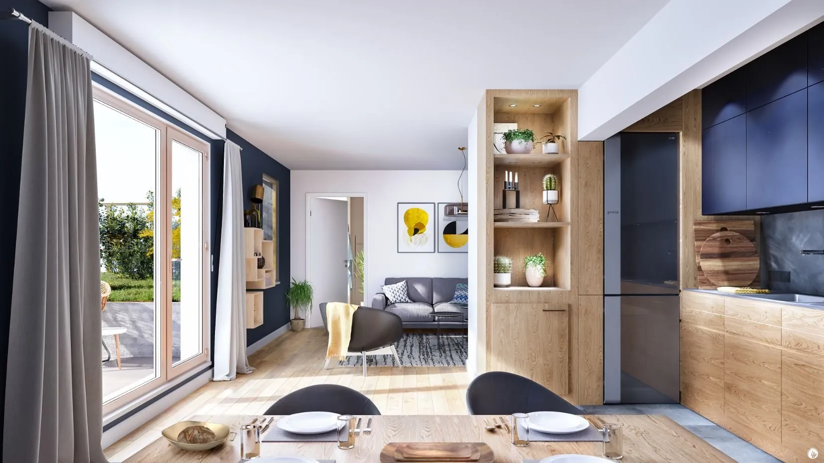 Appartement 2 pièces lumineux de 42 m² à Hoenheim, Bas-Rhin