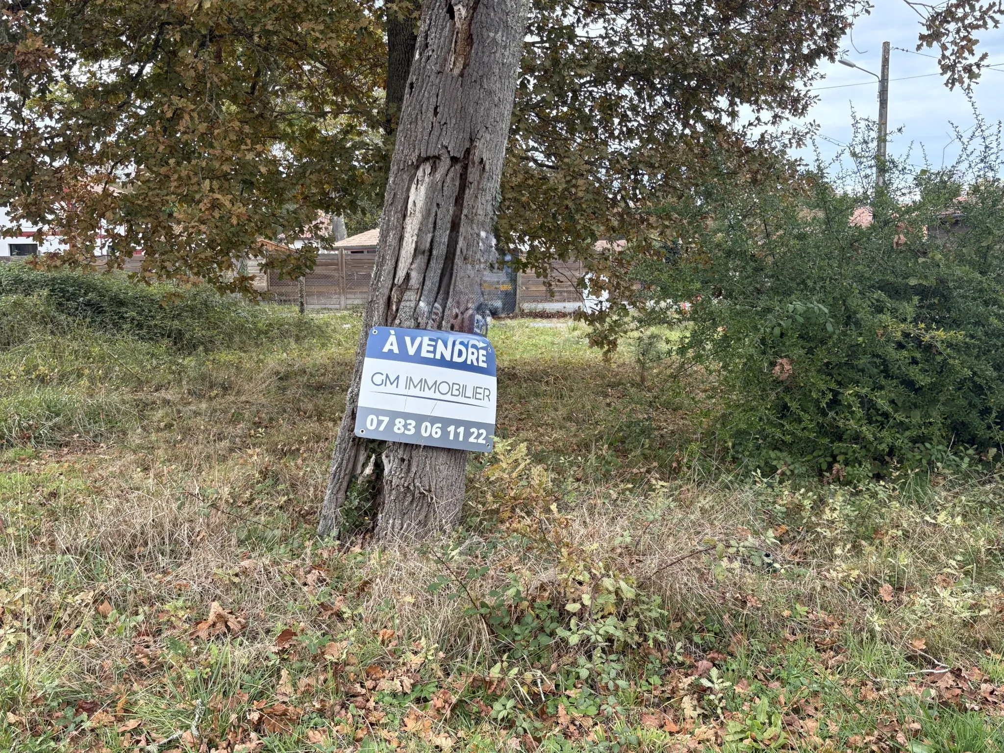 Terrain constructible à Linxe dans les Landes, secteur calme et proche des plages