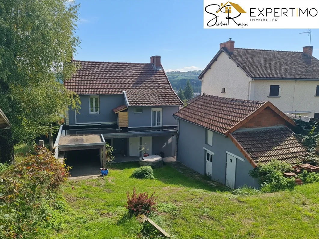 Maison spacieuse avec dépendances et jardin à Saint-Éloy-les-Mines