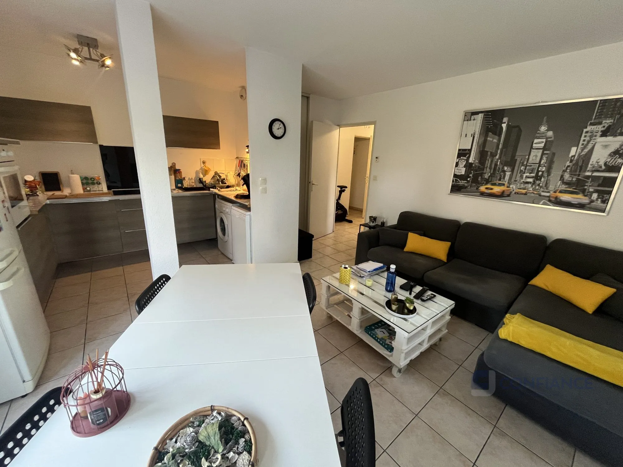 Charmant appartement Type2 à Craponne avec garage et terrasse