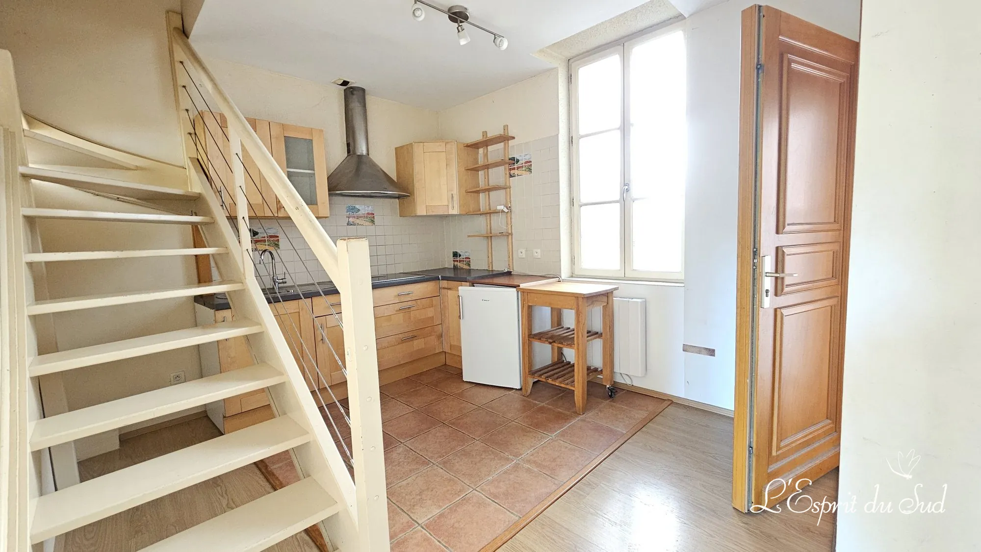 Bel appartement duplex lumineux avec cour à Rabastens 