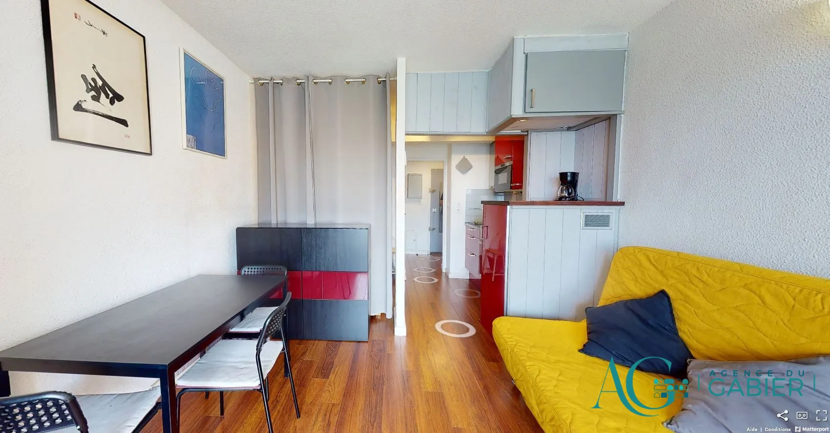 Studio Vue Mer à Hyères, 100m de la Plage, Meublé, Grande Rentabilité 