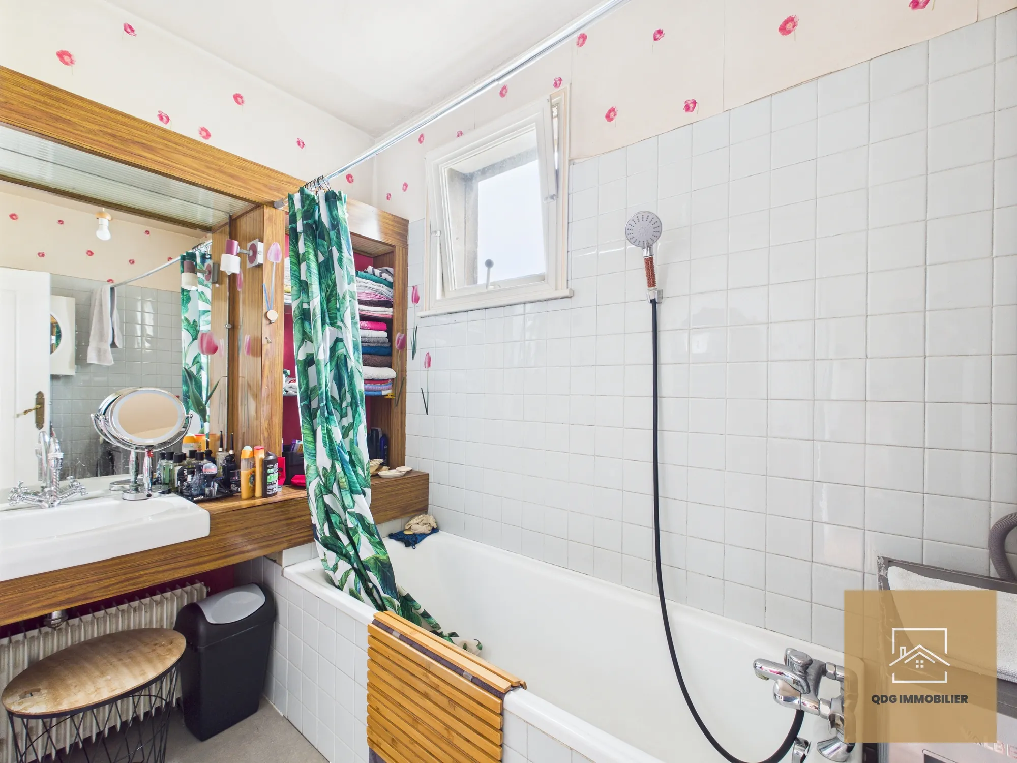 Appartement T4 luminosité exceptionnelle à Lille, Résidence Orsay, dernier étage avec balcon 