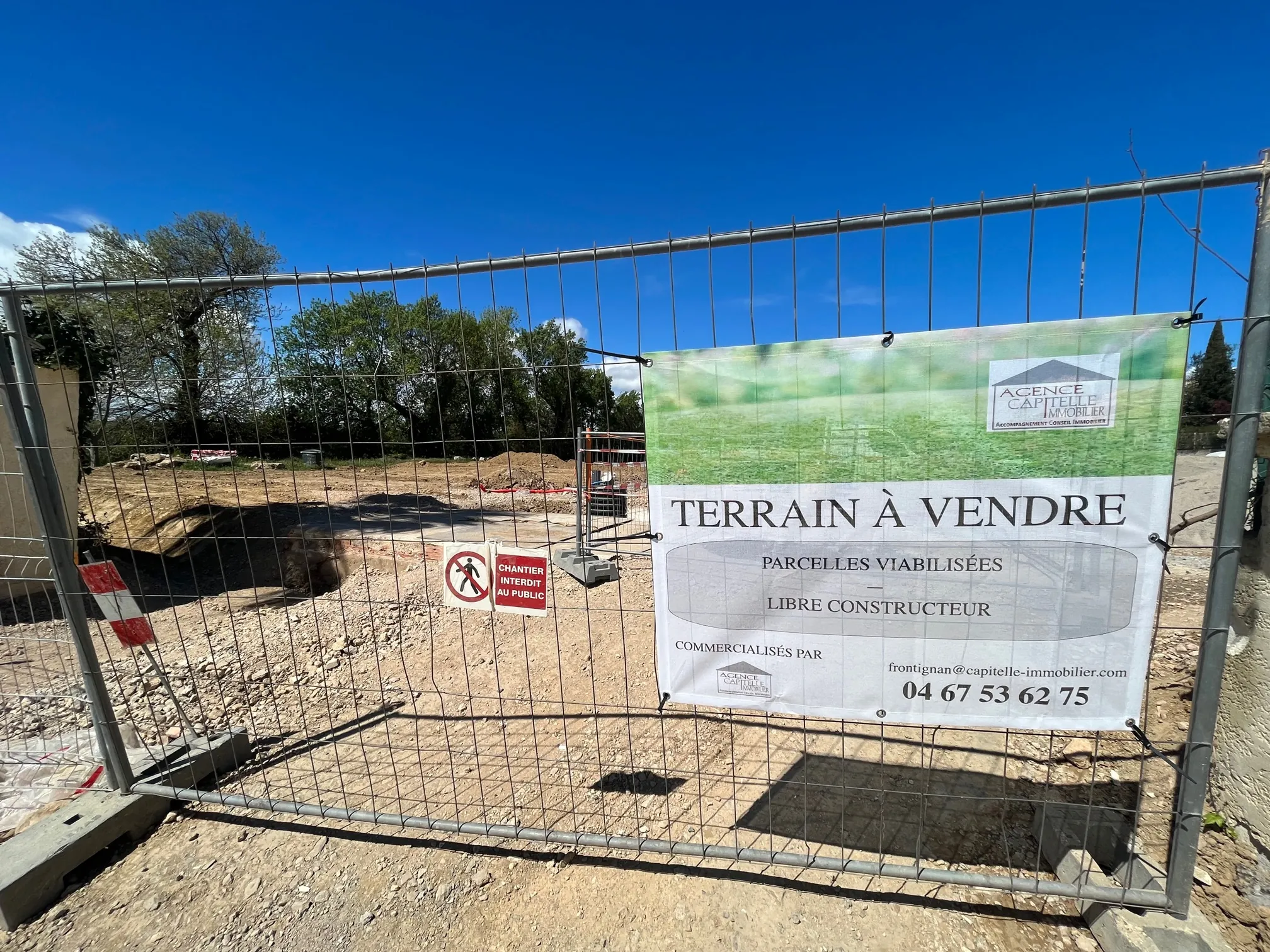 Terrain constructible de 416 m² à Balaruc-le-vieux - Opportunité à saisir