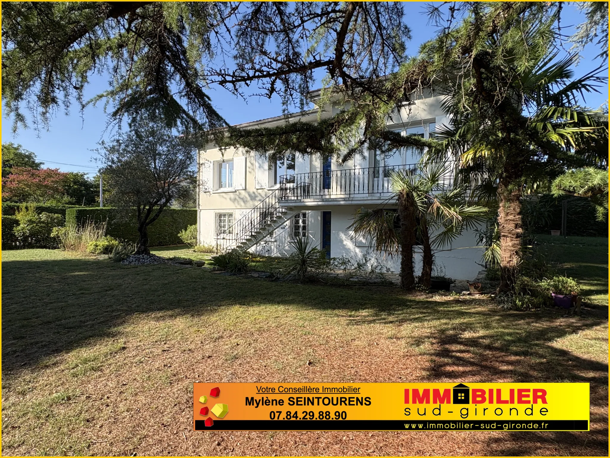 Maison à Bazas avec grand sous-sol, jardin clos et emplacement privilégié