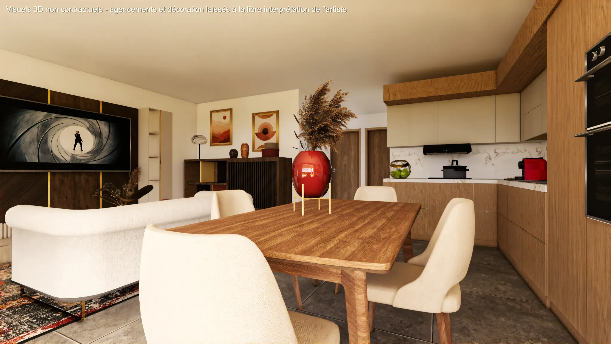 Appartement T3 avec terrasse à Lucciana - Résidence calme et sécurisée 