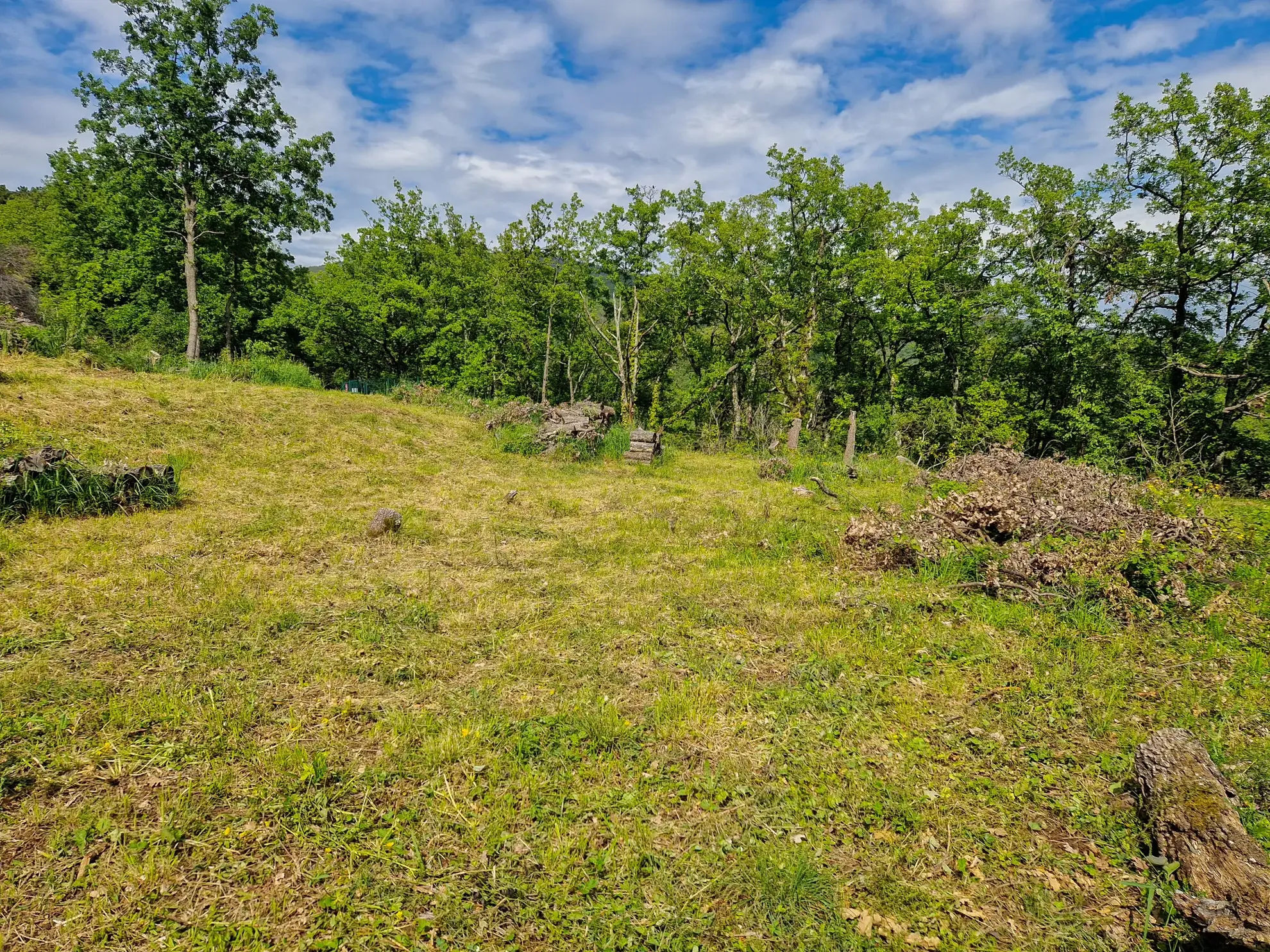 Terrain constructible à Coux avec vue panoramique et environnement calme 