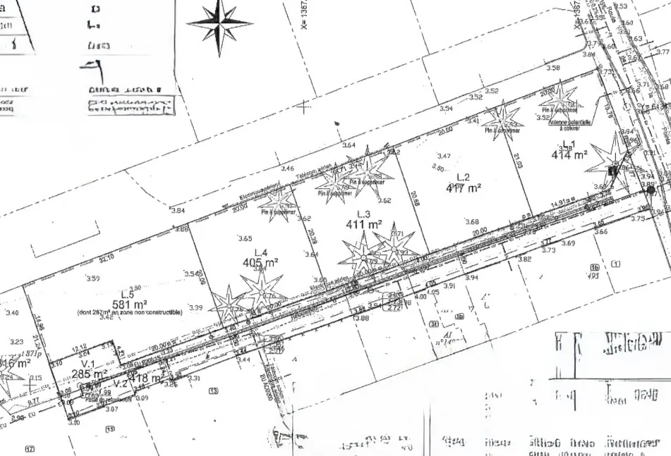 Parcelles constructibles à La Faute-sur-Mer - L'Aiguillon, terrains viabilisés de 411 à 581 m²