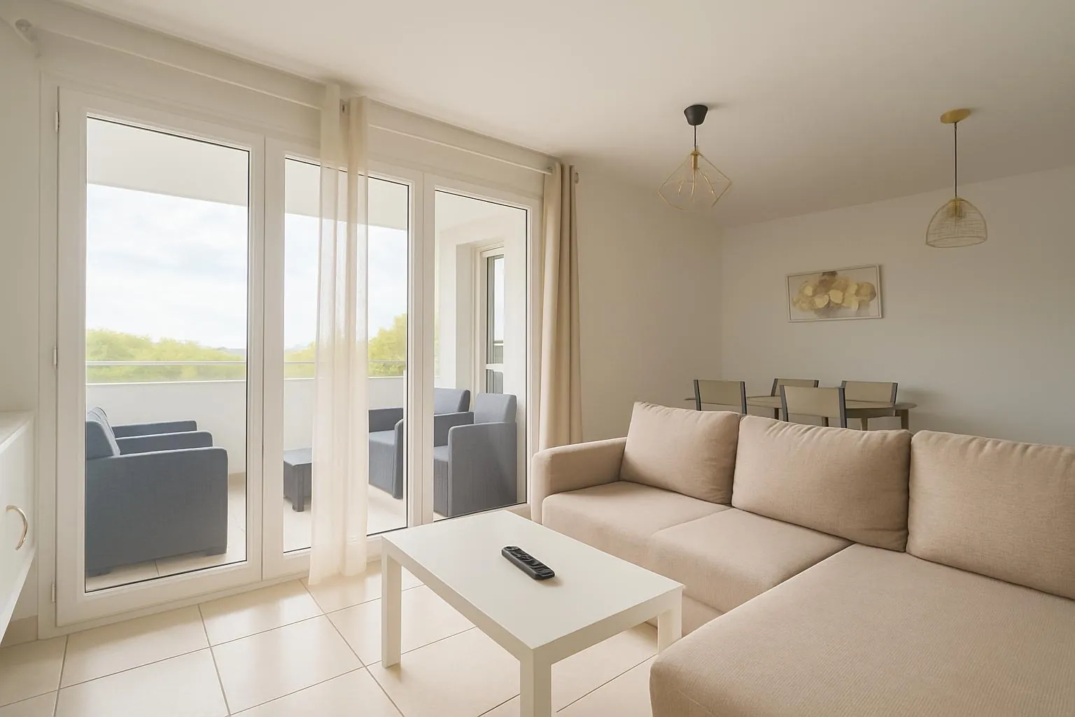 Appartement 3 pièces avec terrasses et parking à Marseille 14 