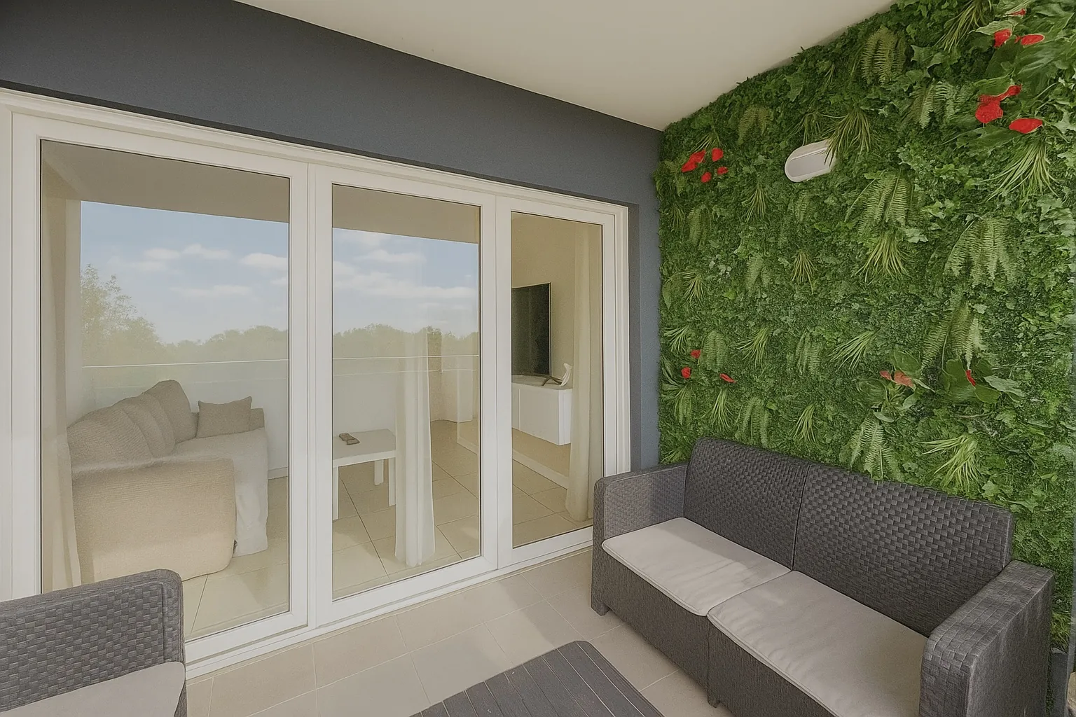 Appartement 3 pièces avec terrasses et parking à Marseille 14 