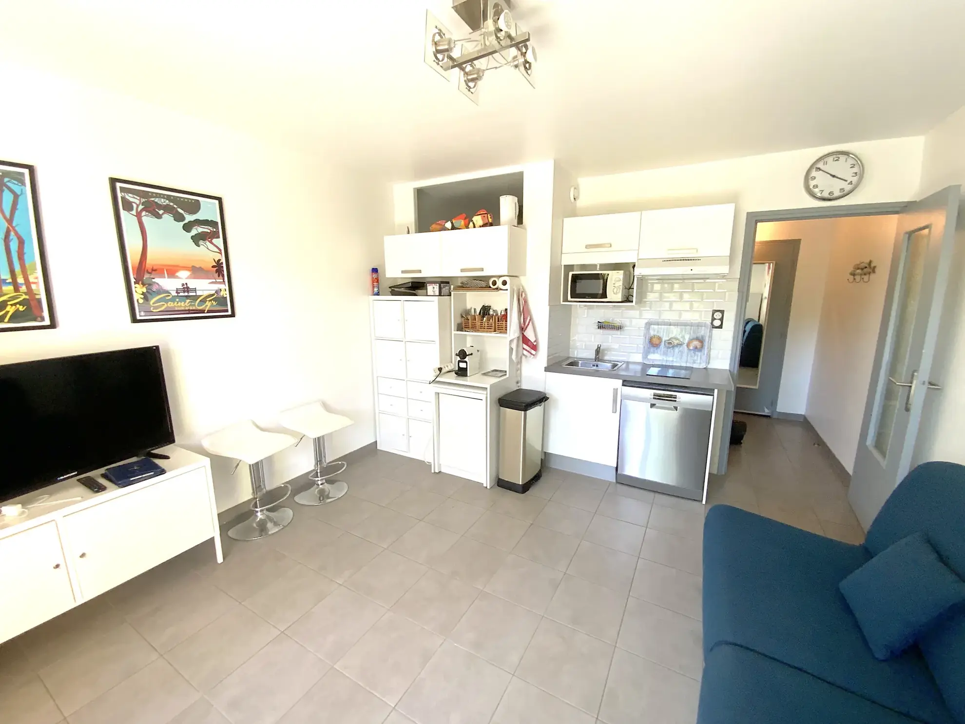 Appartement en rez-de-jardin avec jardin de 180 m² à Saint-Cyr-sur-Mer 