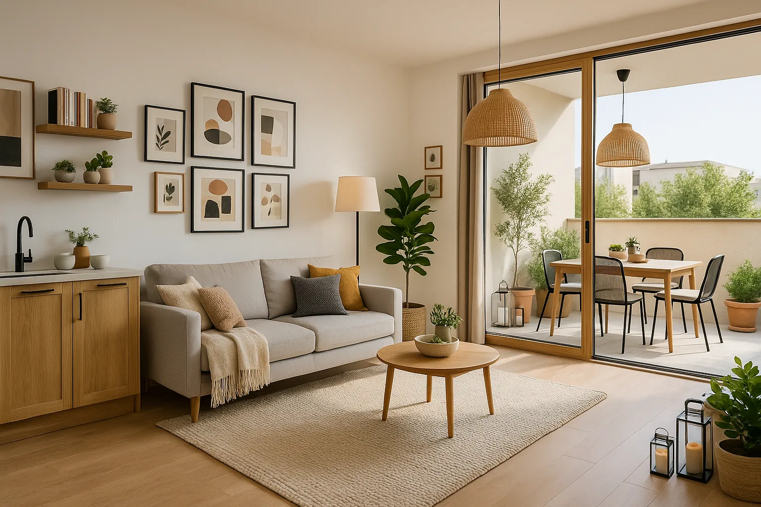 À vendre appartement 3 pièces avec terrasse à Reims centre-ville 