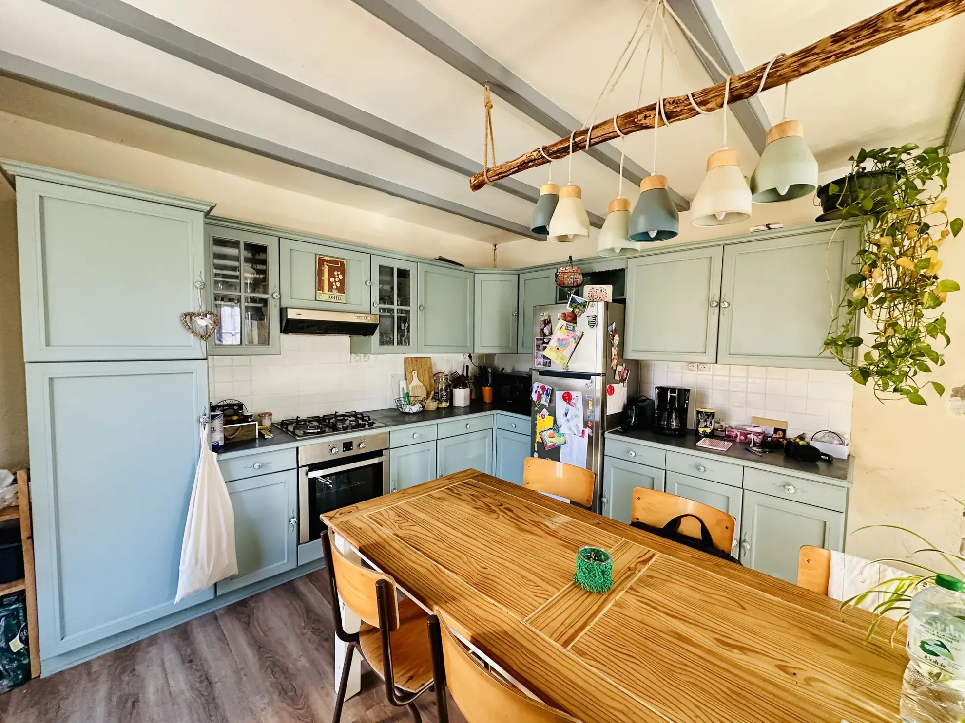 Charmante maison en pierre avec dépendances à Vouille, 3 chambres, terrain arboré 