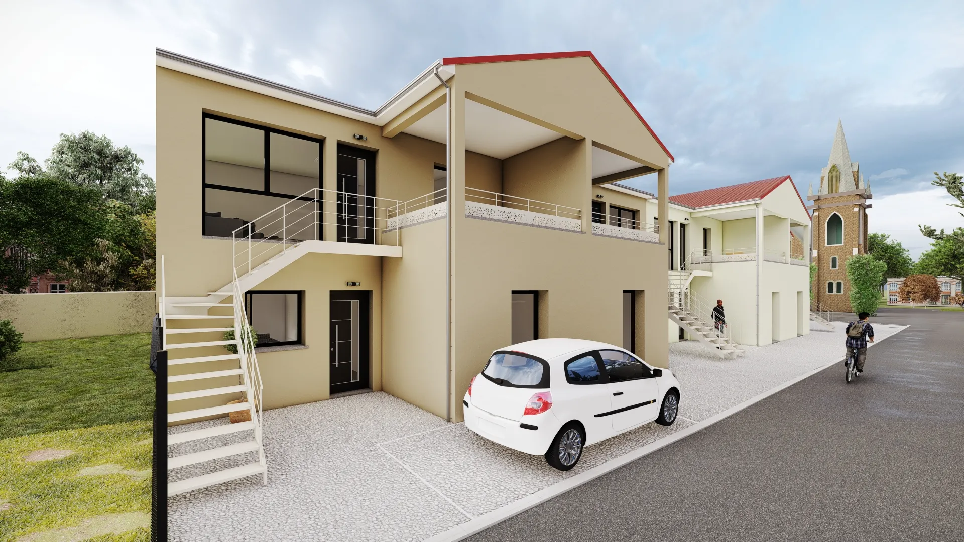 Appartement neuf de 69m² avec terrasse et parking à Lunéville 