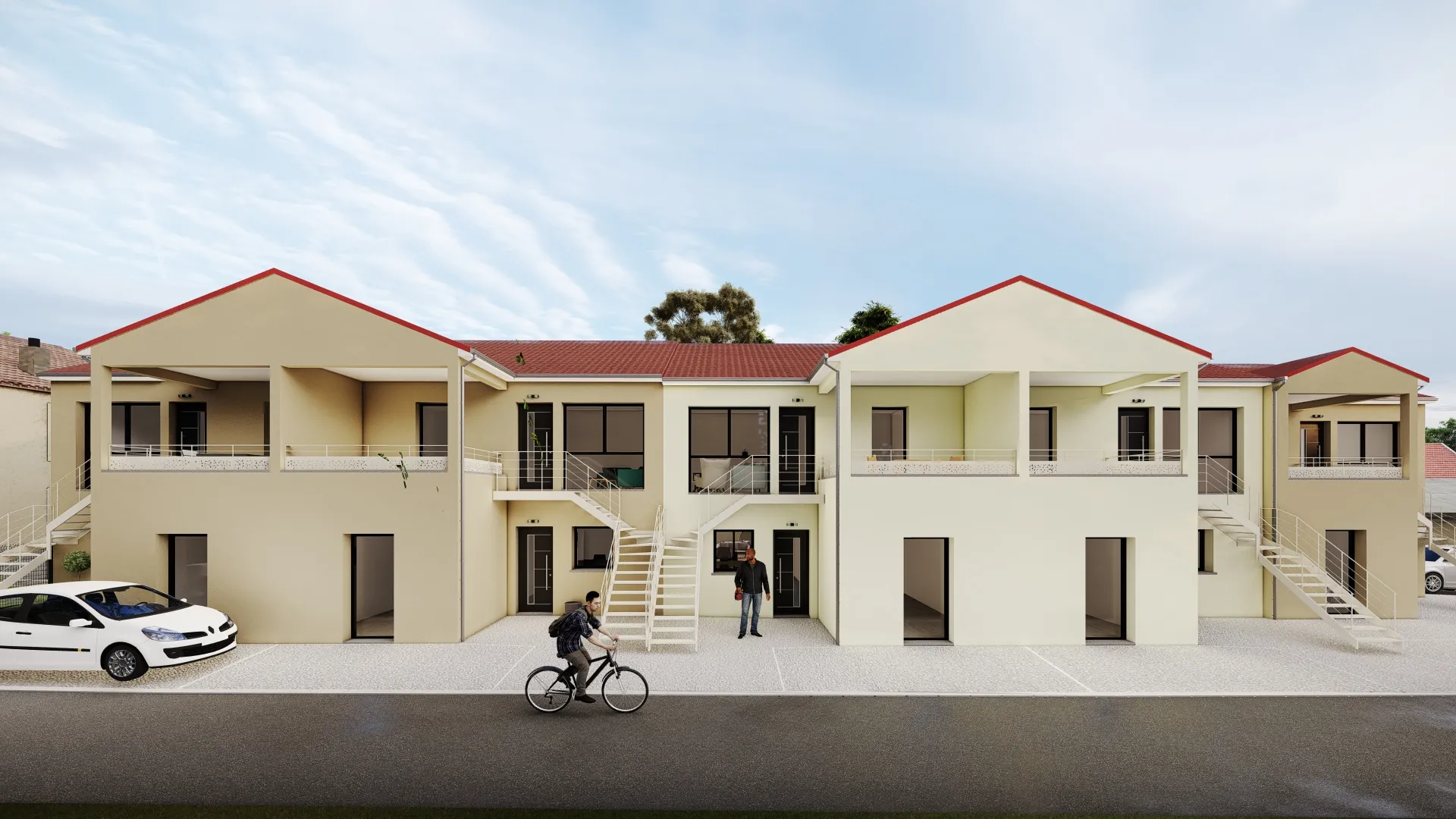 Appartement neuf de 69m² avec terrasse et parking à Lunéville 