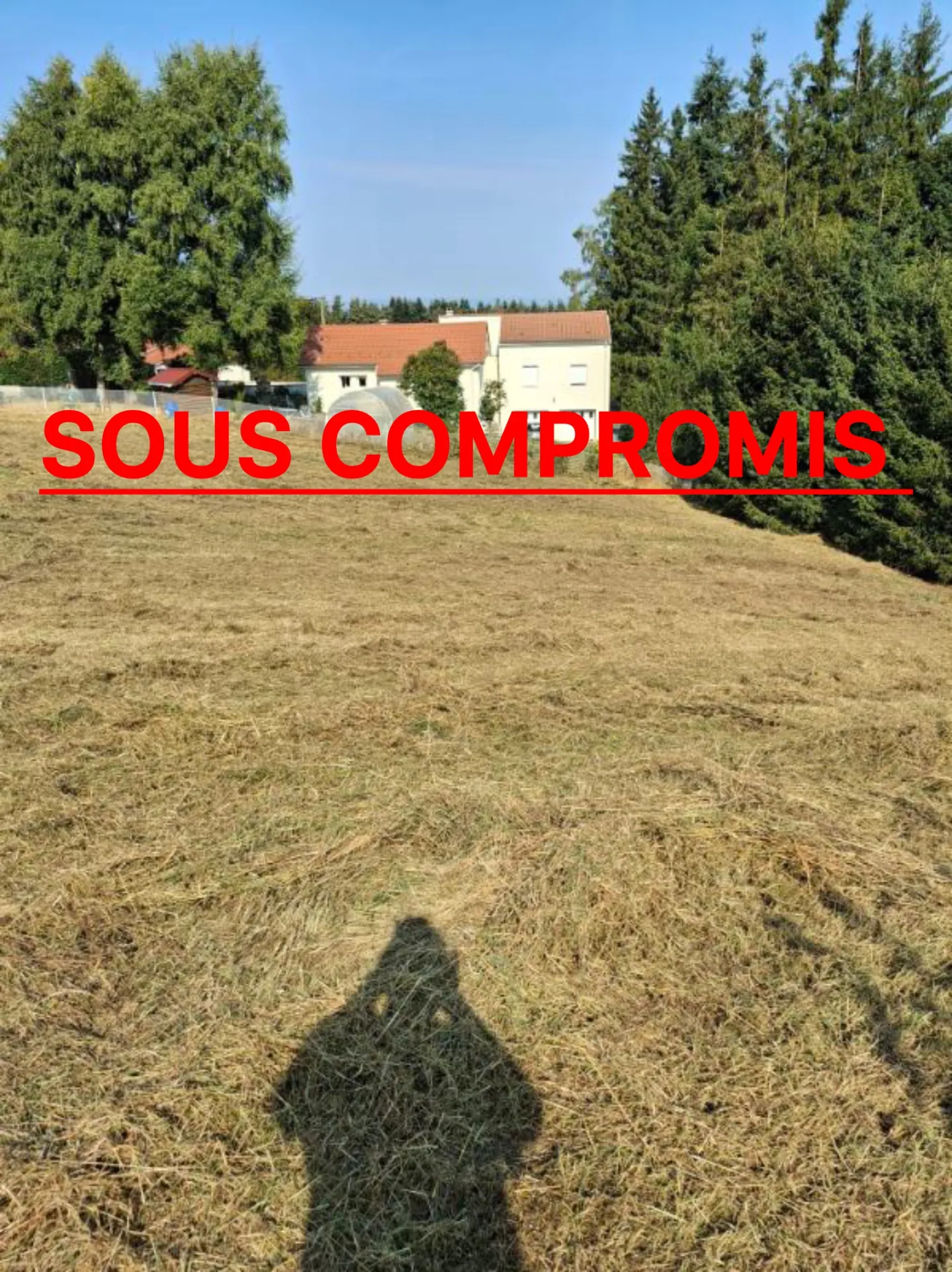 Terrain constructible de 1247 m² à St Just Malmont, Haute-Loire
