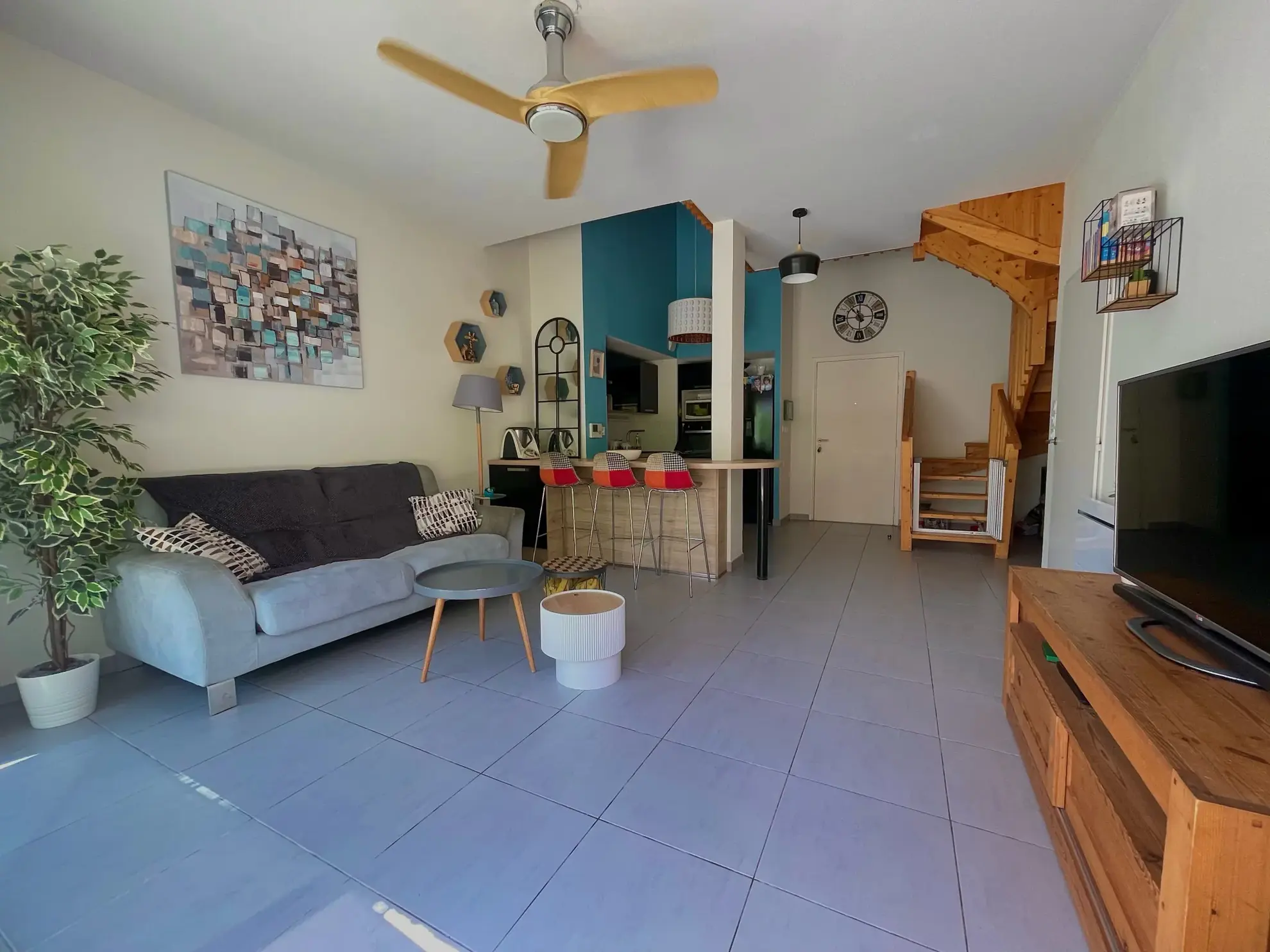 Superbe duplex en rez-de-jardin à Montpellier avec terrasse et parking