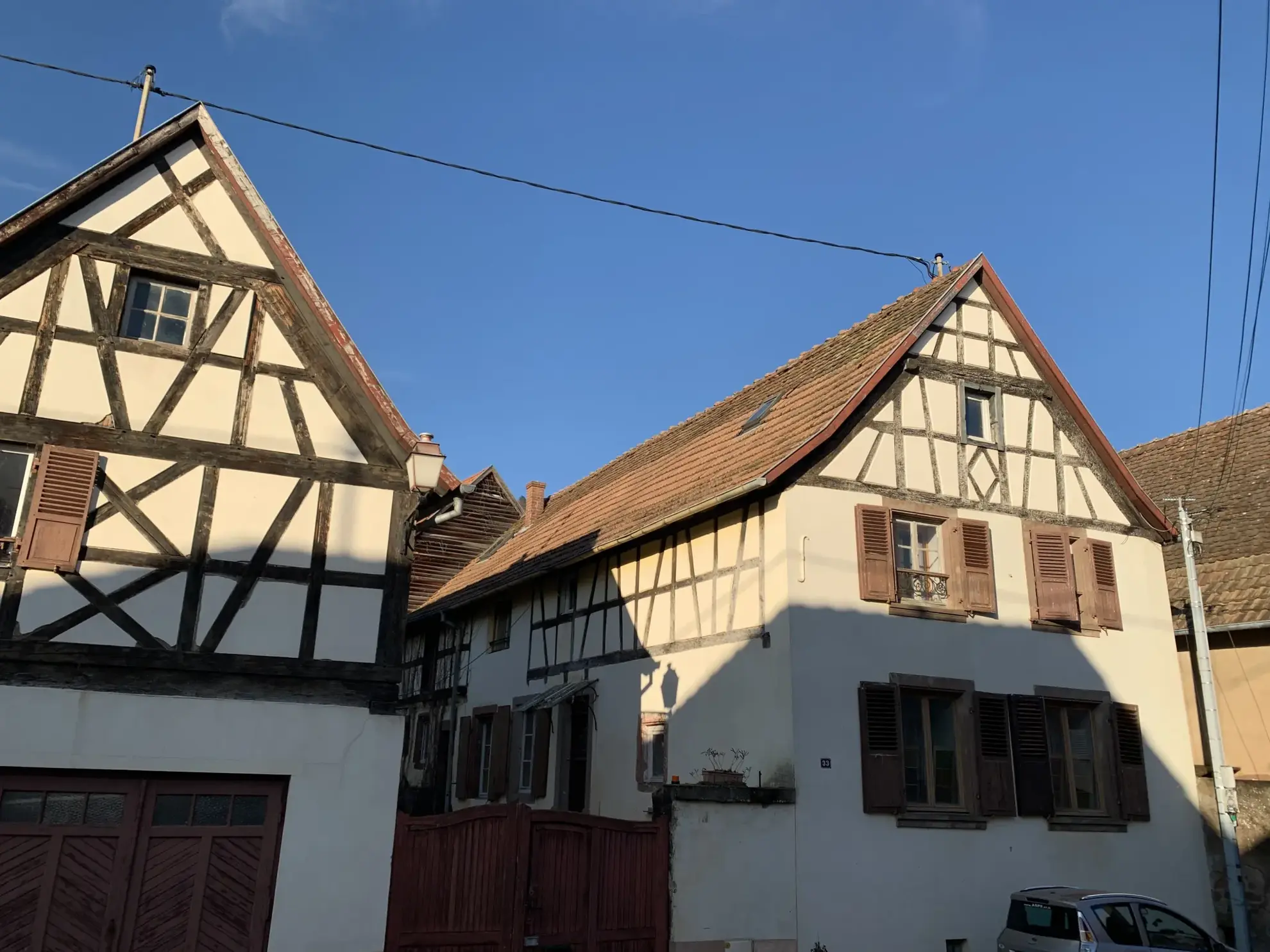 À vendre ensemble de deux maisons de village à Saint-Jean-Saverne - Surface totale 194 m² 