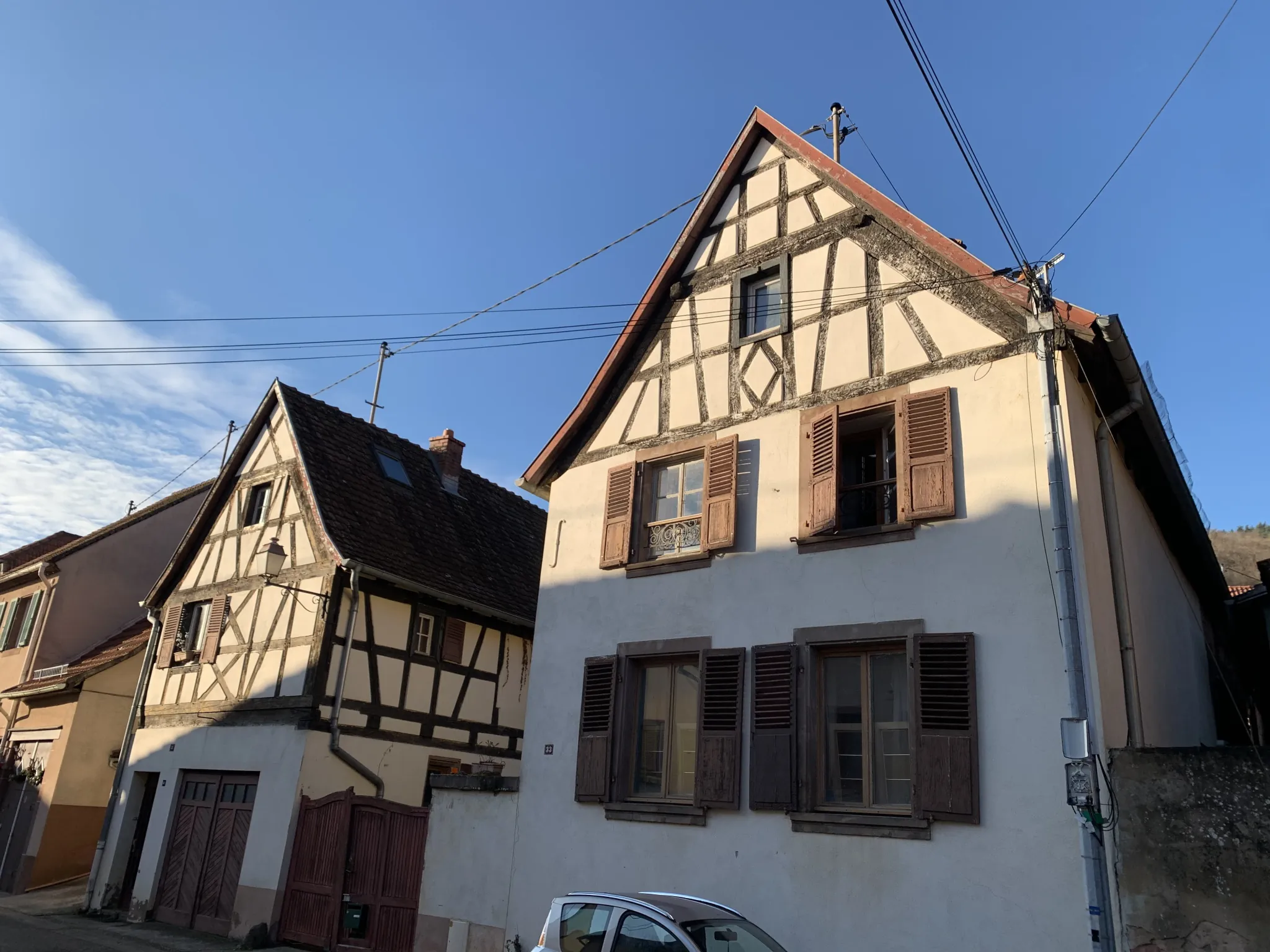 À vendre ensemble de deux maisons de village à Saint-Jean-Saverne - Surface totale 194 m²