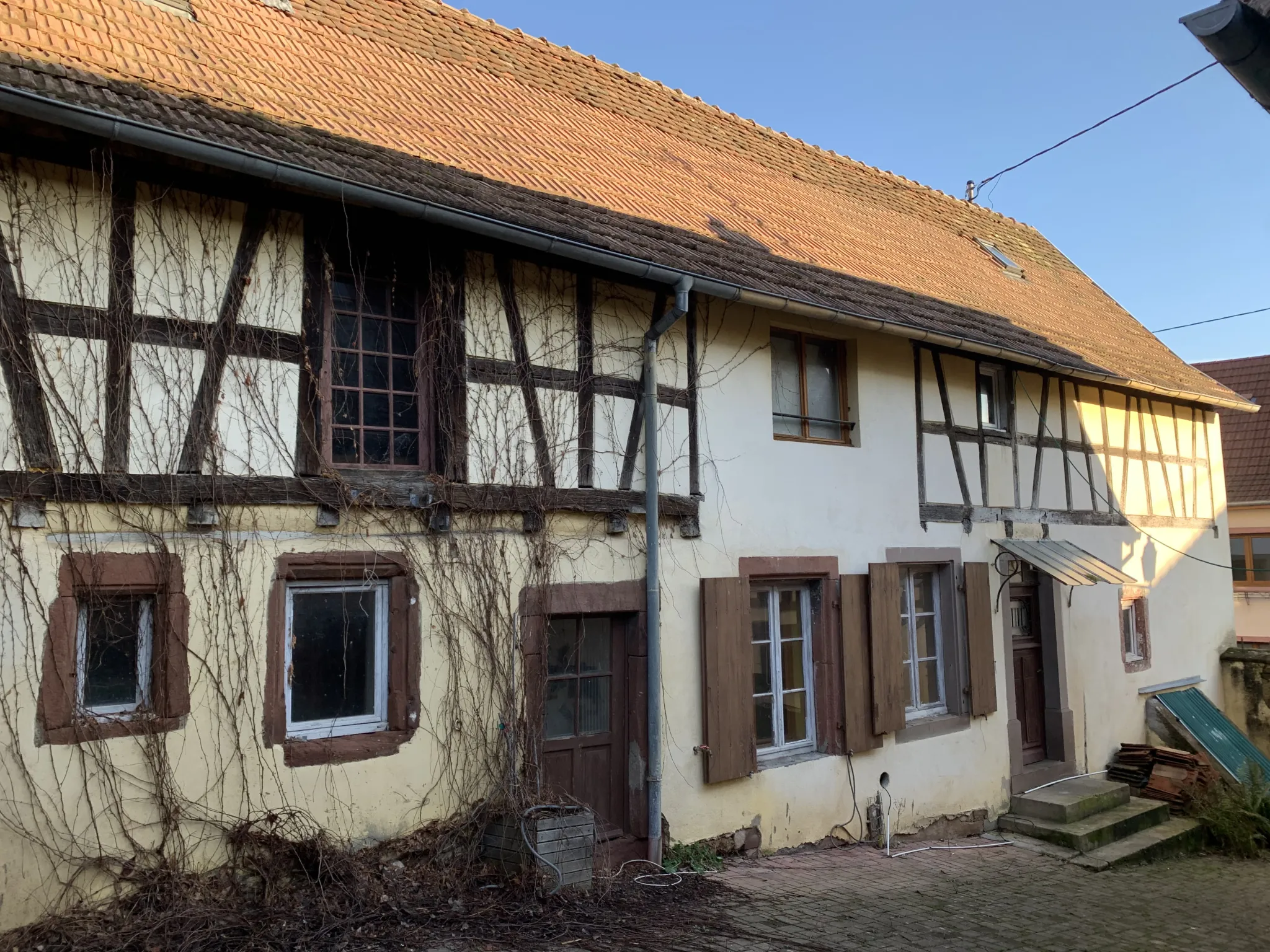 À vendre ensemble de deux maisons de village à Saint-Jean-Saverne - Surface totale 194 m² 