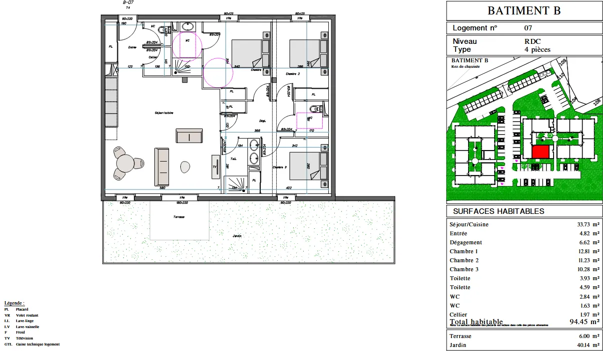 À vendre cinq appartements à Aressy, neuf et à terminer, parfaits pour investissement ou résidence principale 