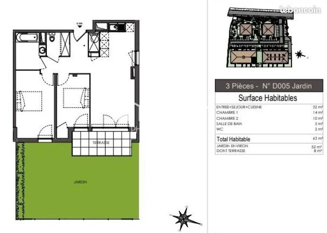 Appartement 3 pièces avec jardin privé à La Seyne-sur-Mer - Résidence sécurisée 
