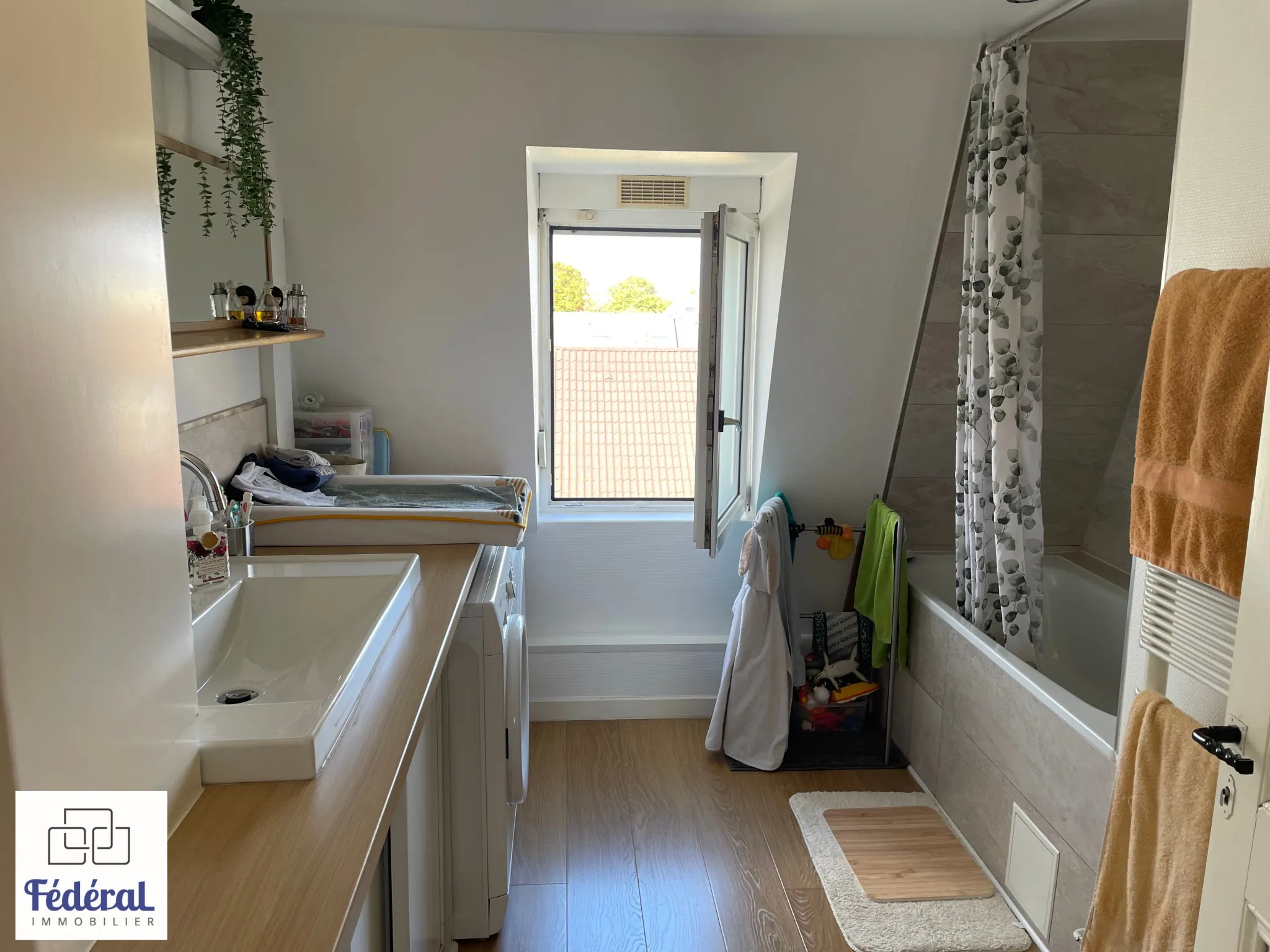 Appartement F4-bis lumineux de 96m² à Schiltigheim avec cour et caves 