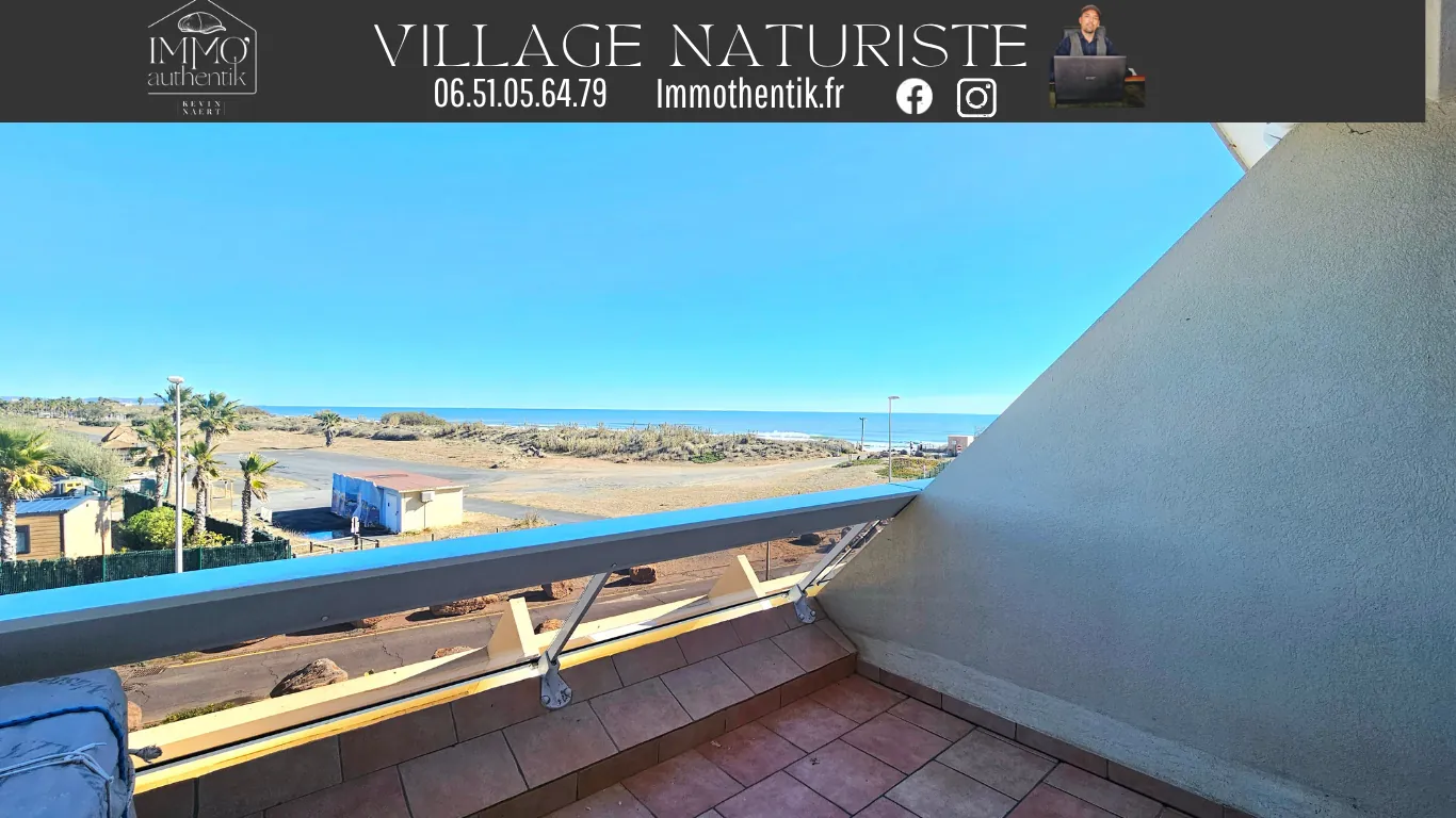 Appartement avec Vue Mer dans le Village Naturiste du Cap d’Agde