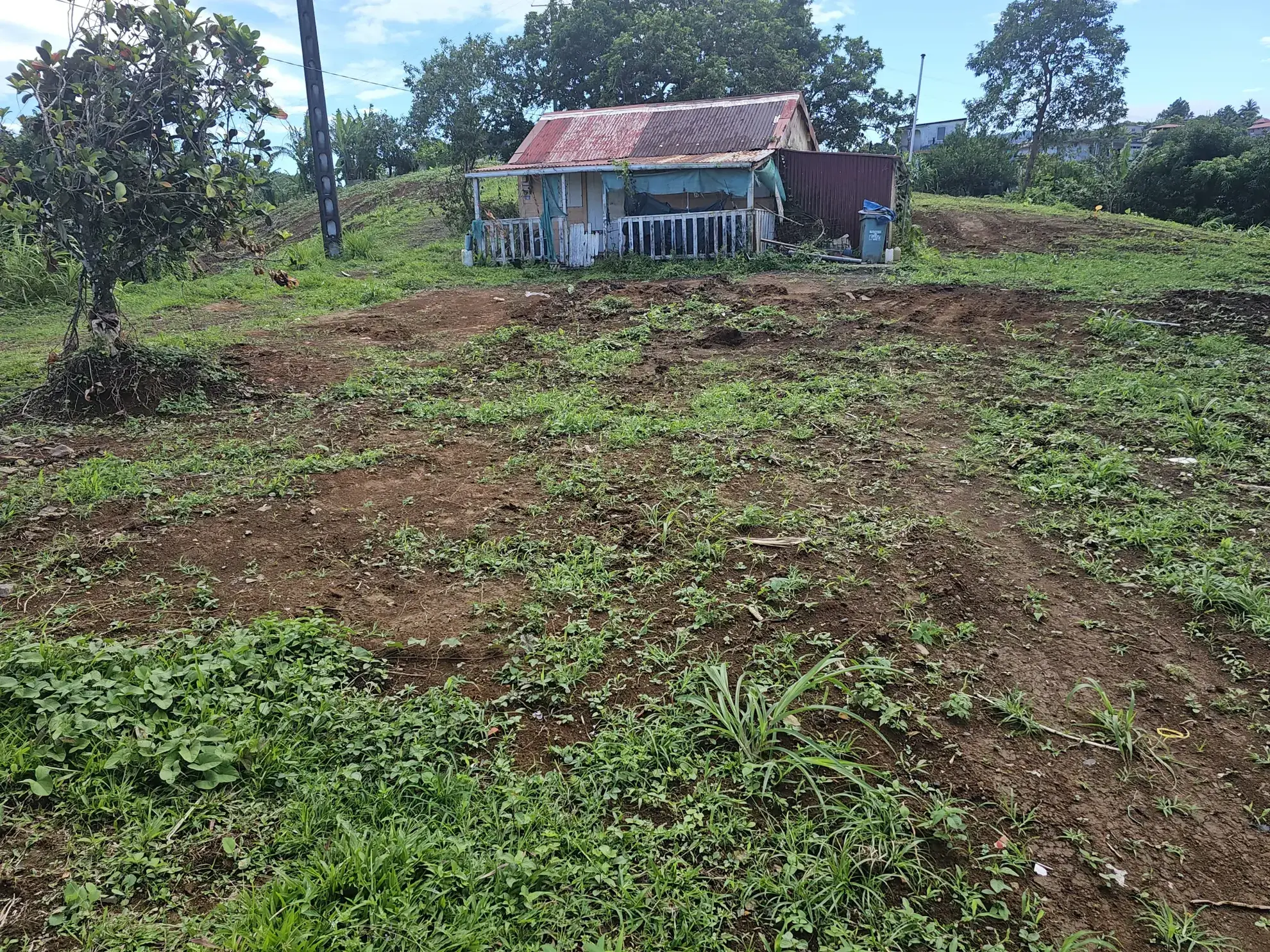 Terrain constructible plat de 461 m² au Morne des Esses à vendre 