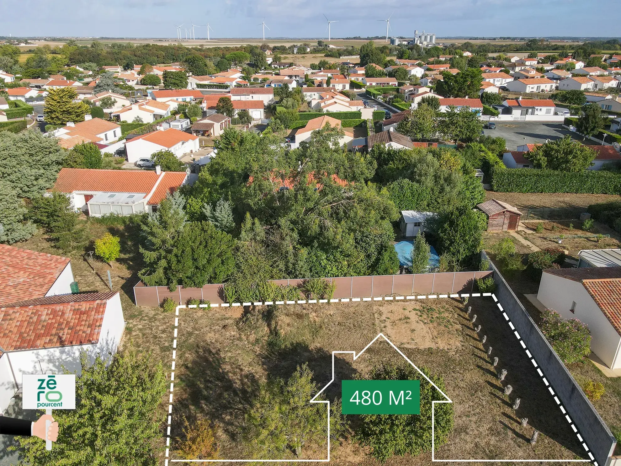 Terrain à bâtir en Vendée à Angles, proche du littoral