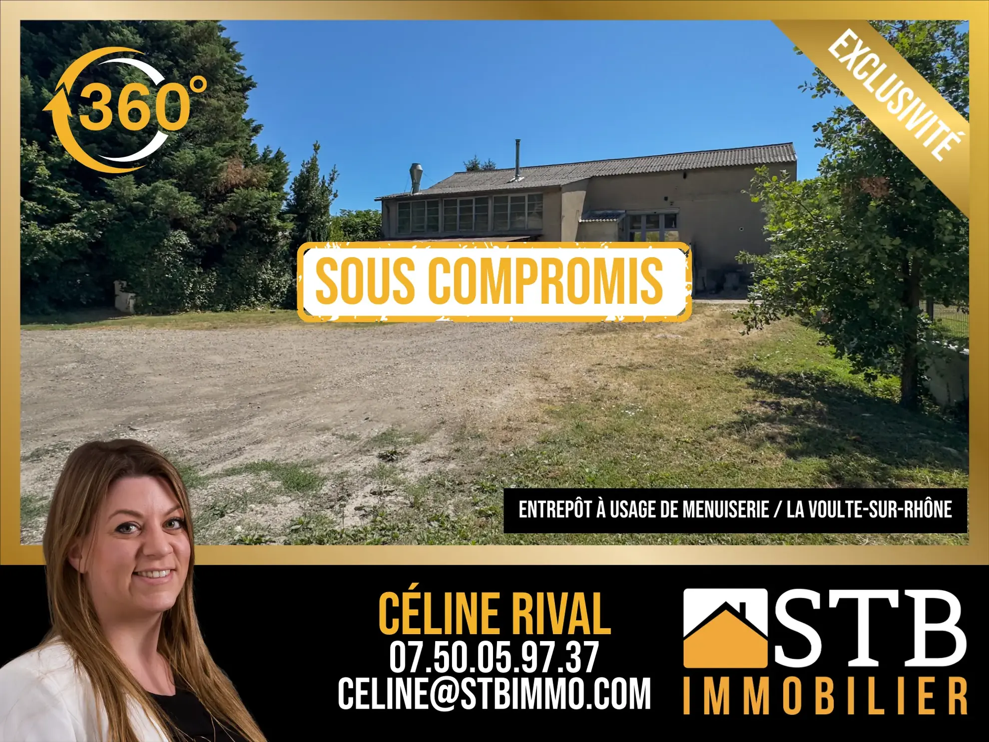 Entrepôt de stockage à La Voulte-sur-Rhône - Opportunité à saisir