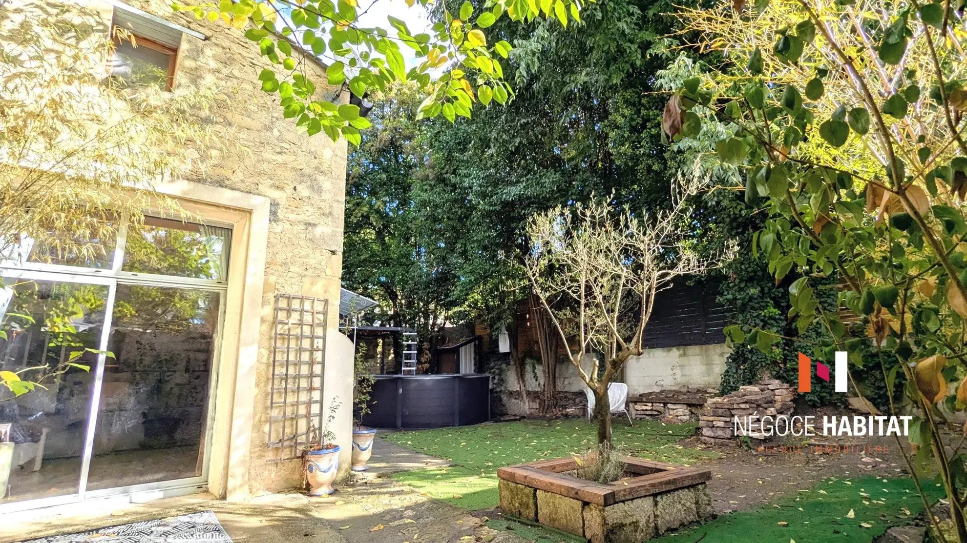 Appartement familial avec jardin, piscine et 3 chambres à Sommières