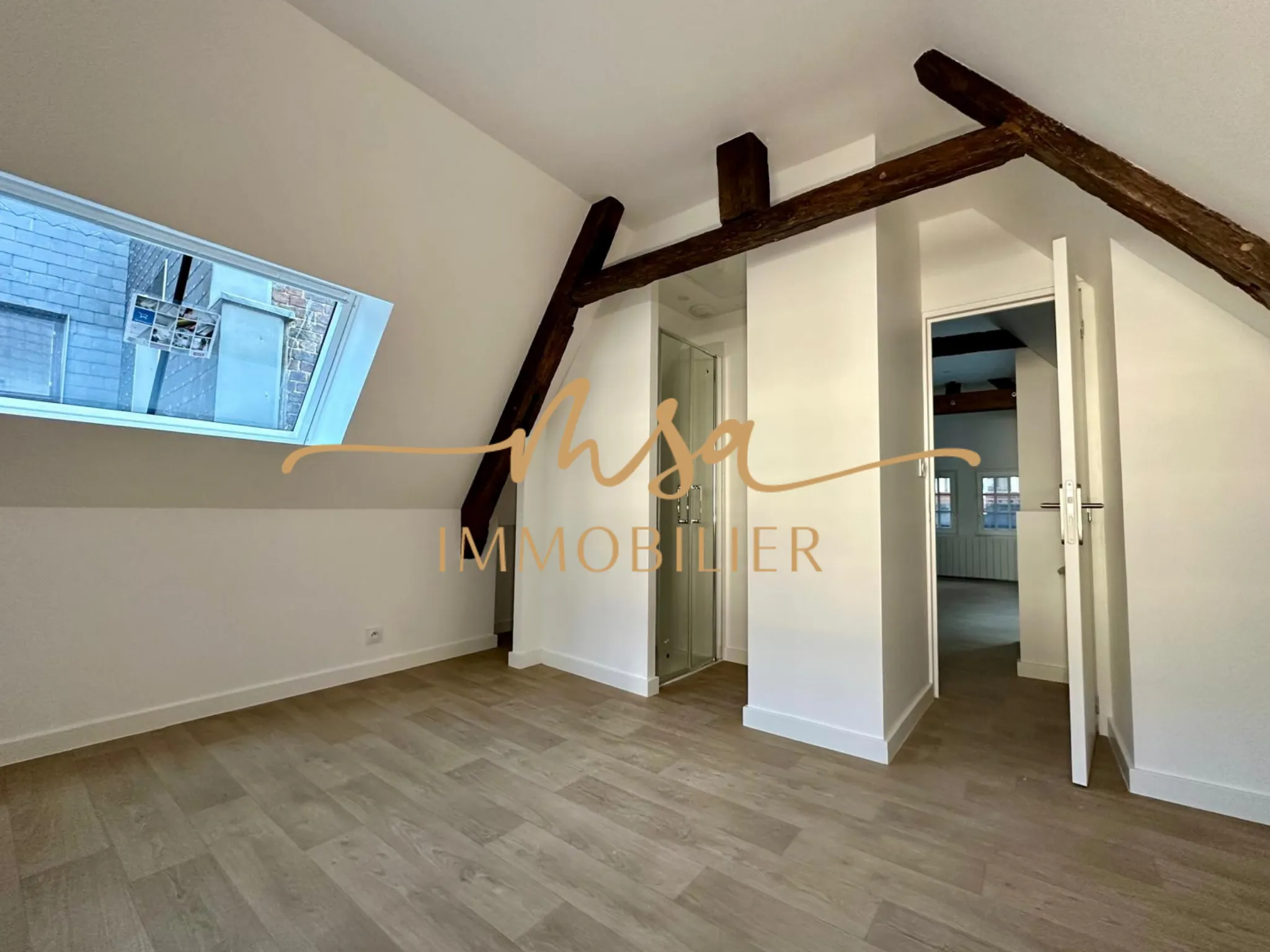 Superbe T2 rénové de 35,7 m² à Rouen, dernier étage, lumineux et idéal pour investisseur ou résident 