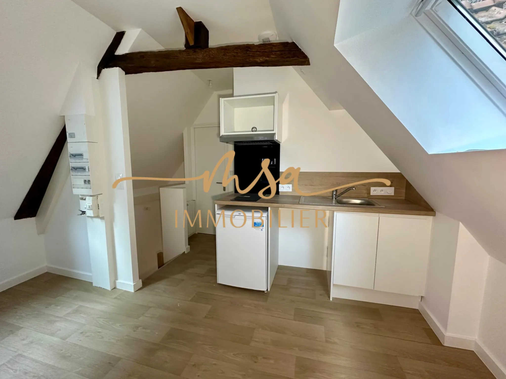 Superbe T2 rénové de 35,7 m² à Rouen, dernier étage, lumineux et idéal pour investisseur ou résident 