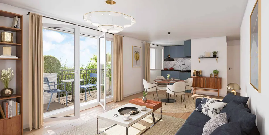 Appartement 2 pièces neuf à Tournan-en-Brie avec terrasse et parking, livraison 2026 