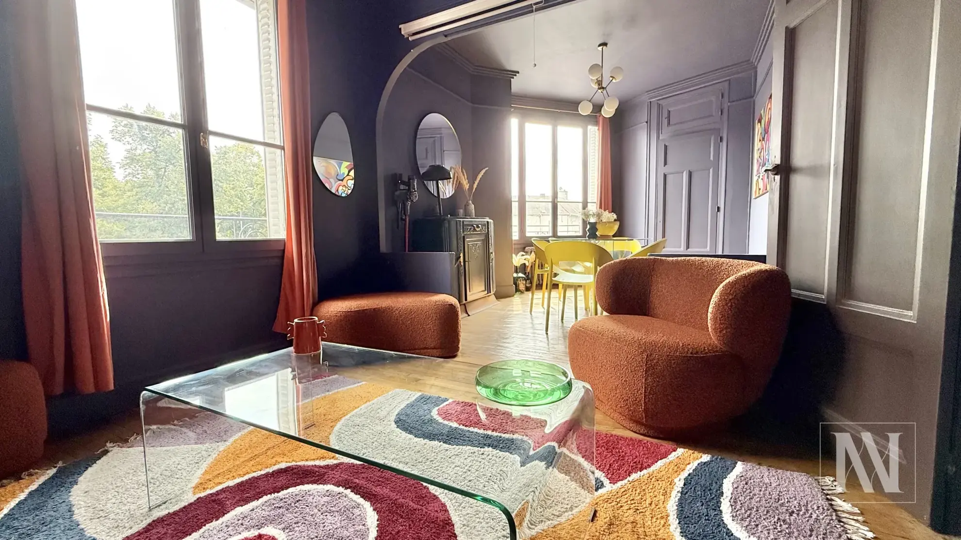Superbe appartement meublé de 65m² au centre de Troyes, charme Art déco 