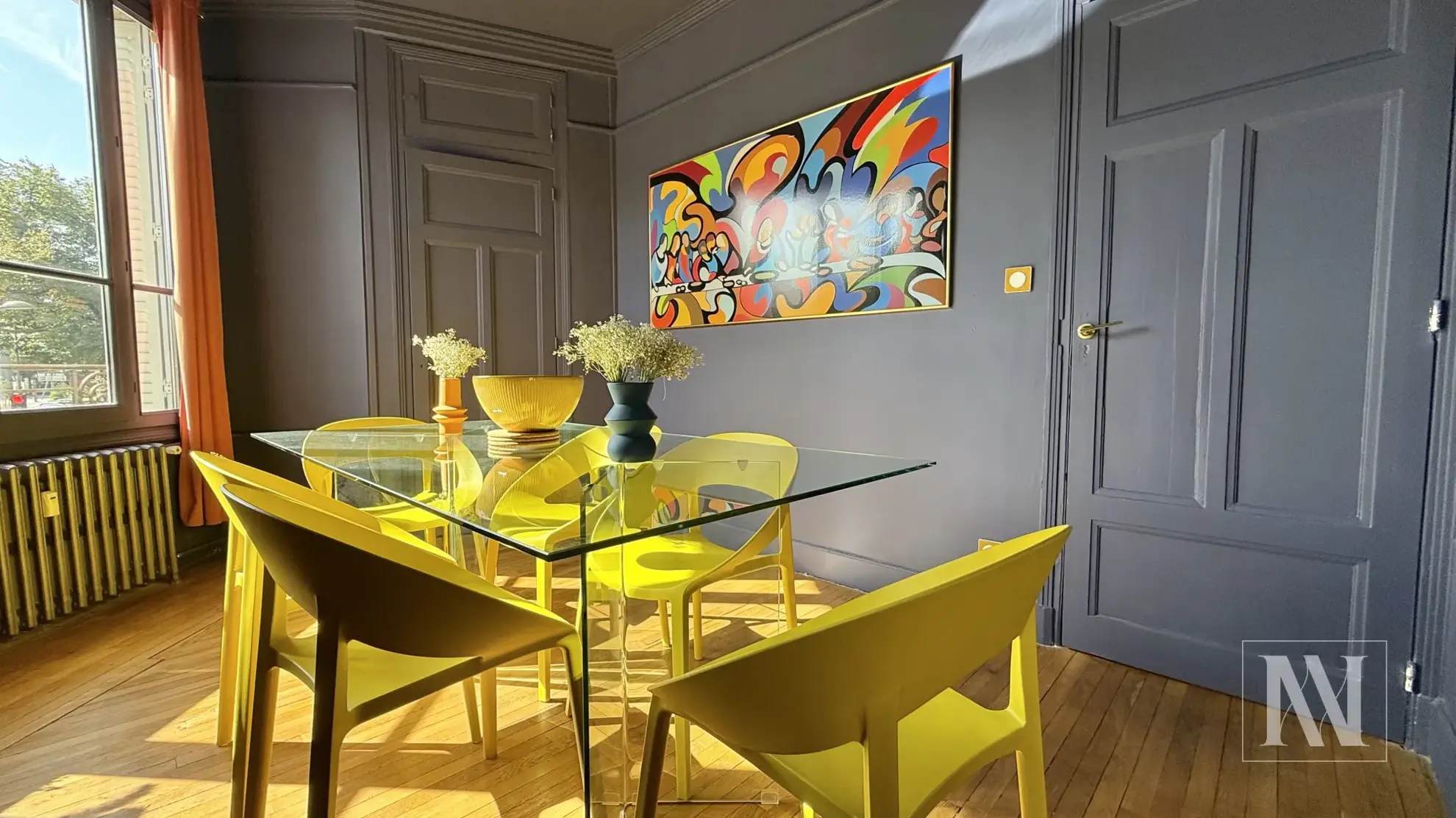 Superbe appartement meublé de 65m² au centre de Troyes, charme Art déco 
