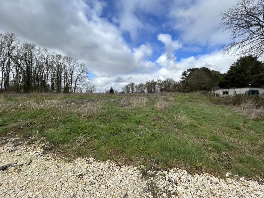 Terrain constructible de 1648 m² à Saint Martin Du Bois proche Libourne 
