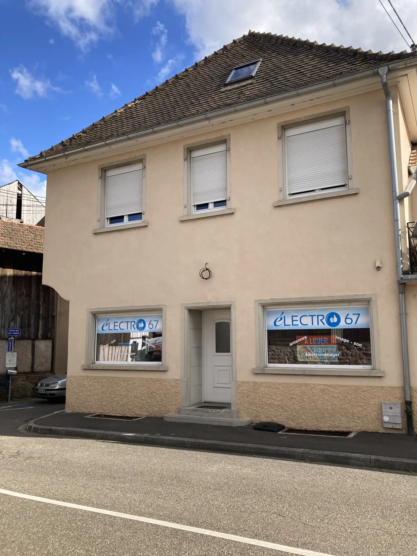 Local commercial de 64 m² à Erstein avec belle visibilité