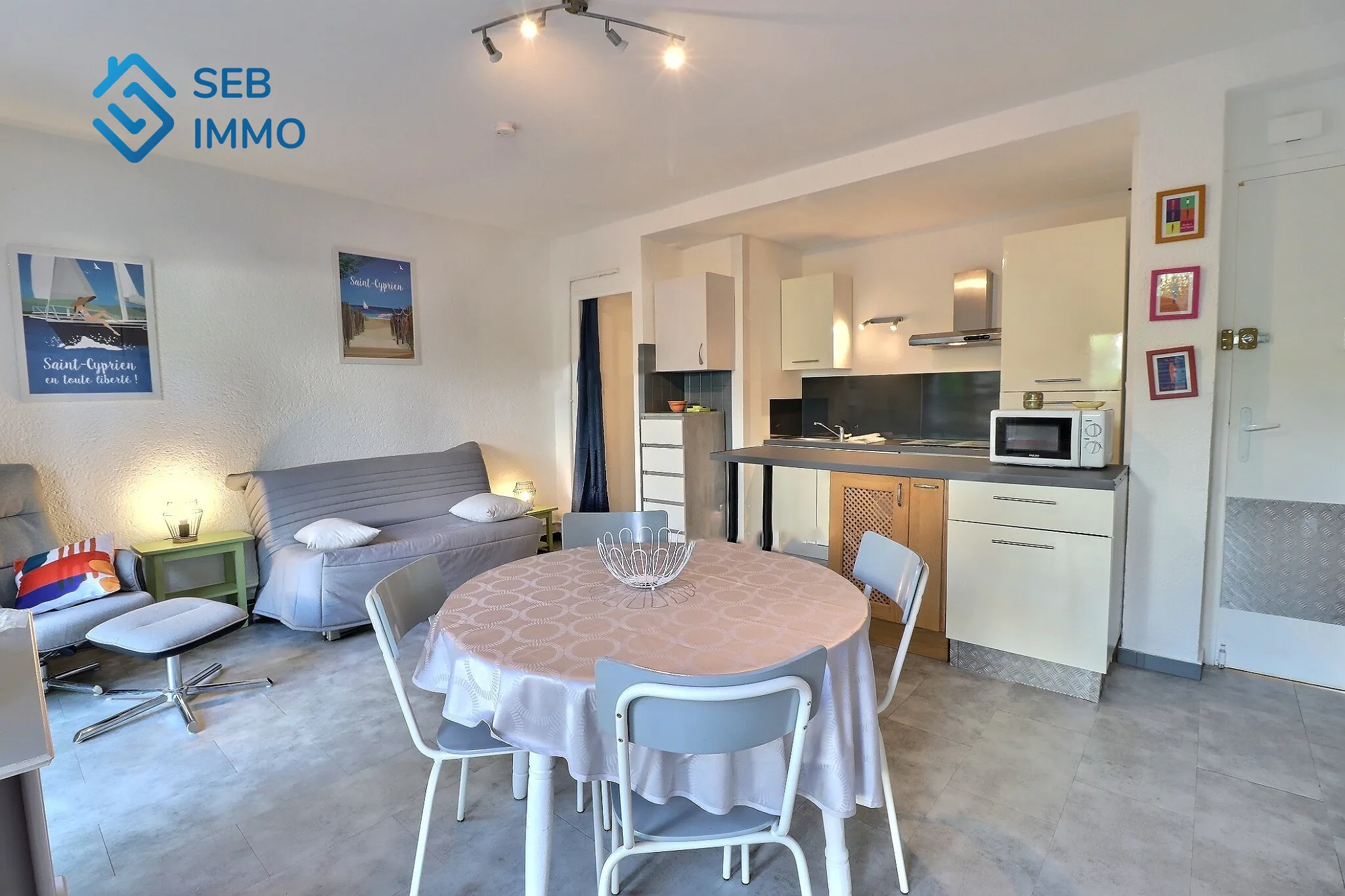 Appartement de 28,31 m² avec jardin à Saint Cyprien plage - Rénové et idéal pour investissement ou résidence 